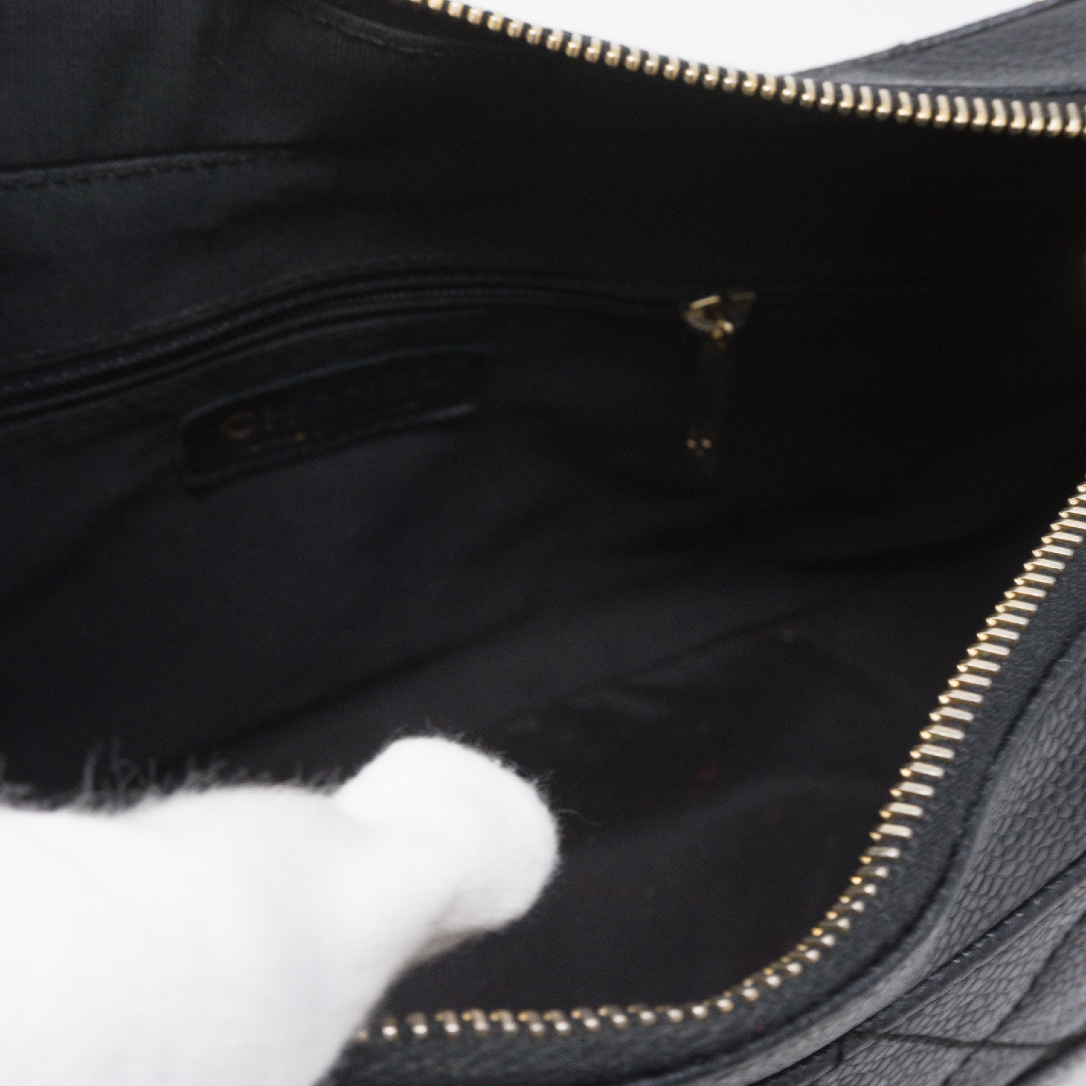 Timeless CC Shoulder Bag Black Caviar Leather