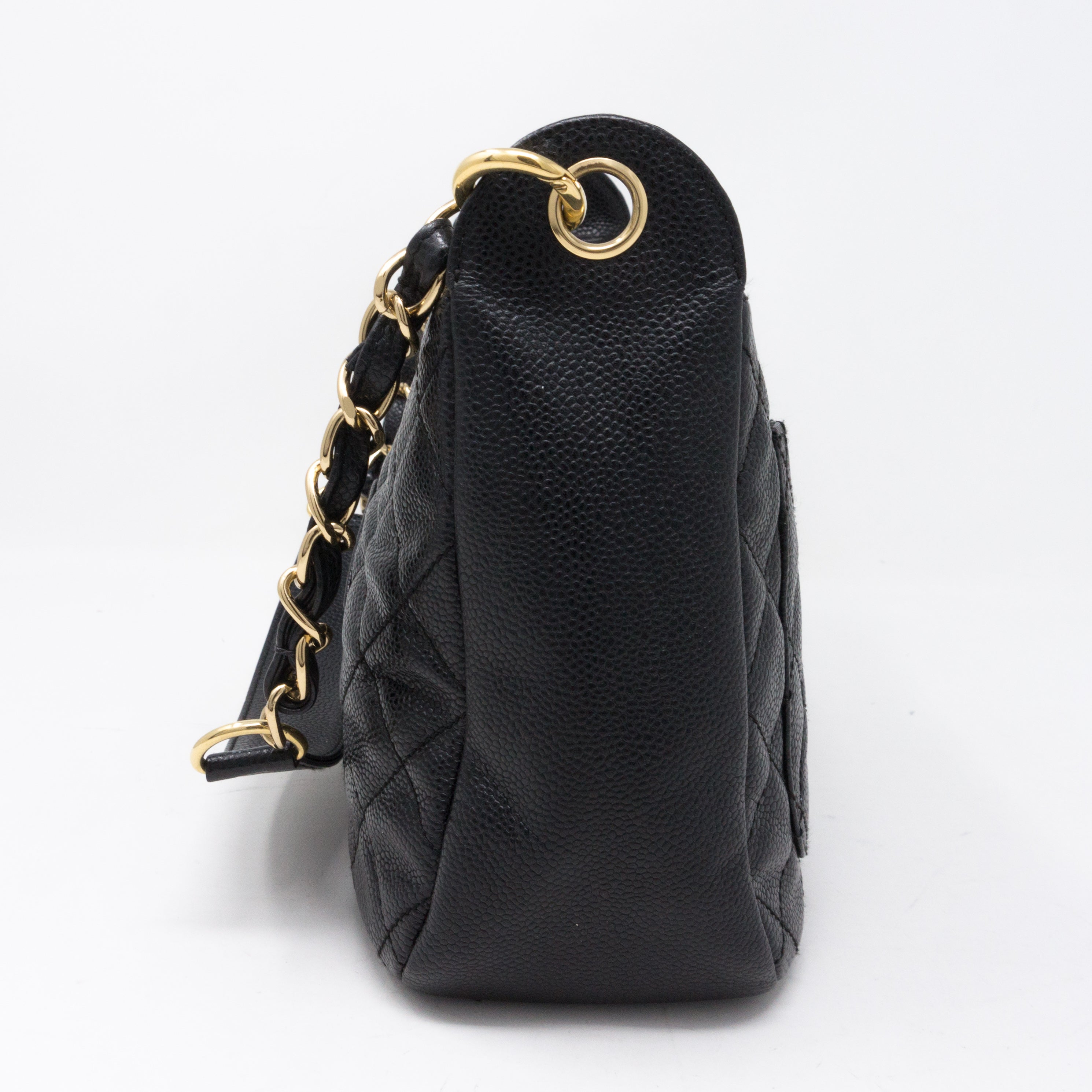 Timeless CC Shoulder Bag Black Caviar Leather