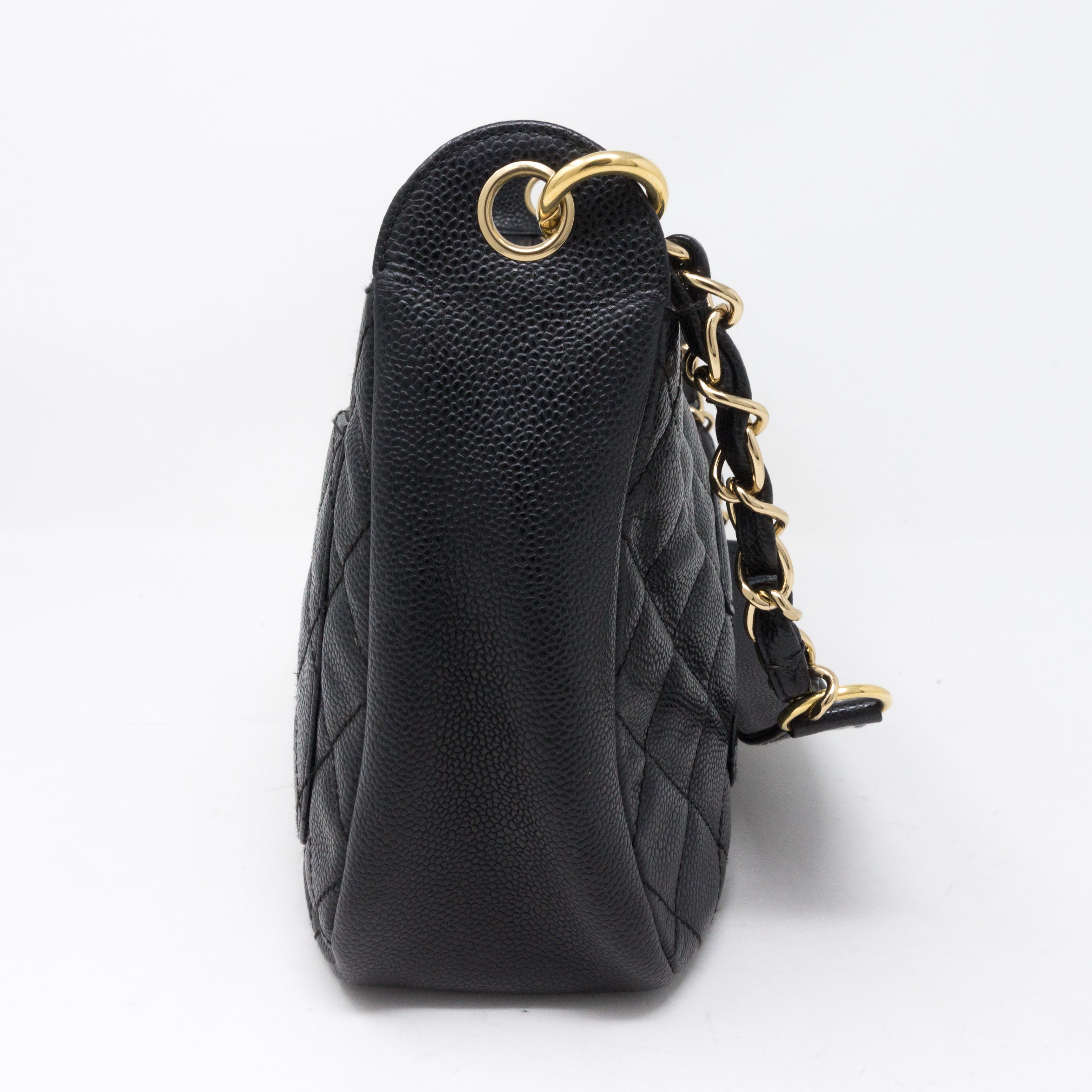 Timeless CC Shoulder Bag Black Caviar Leather