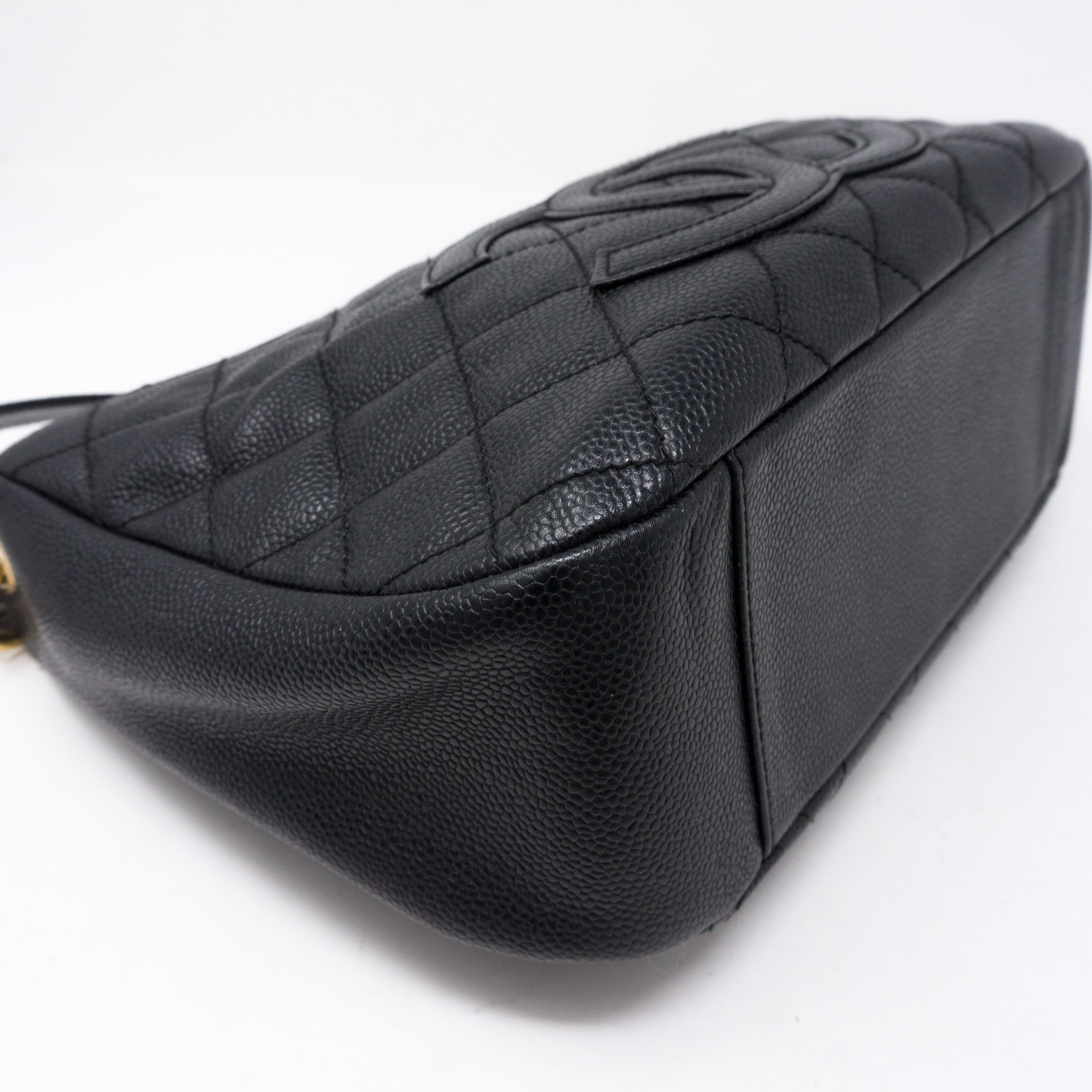 Timeless CC Shoulder Bag Black Caviar Leather