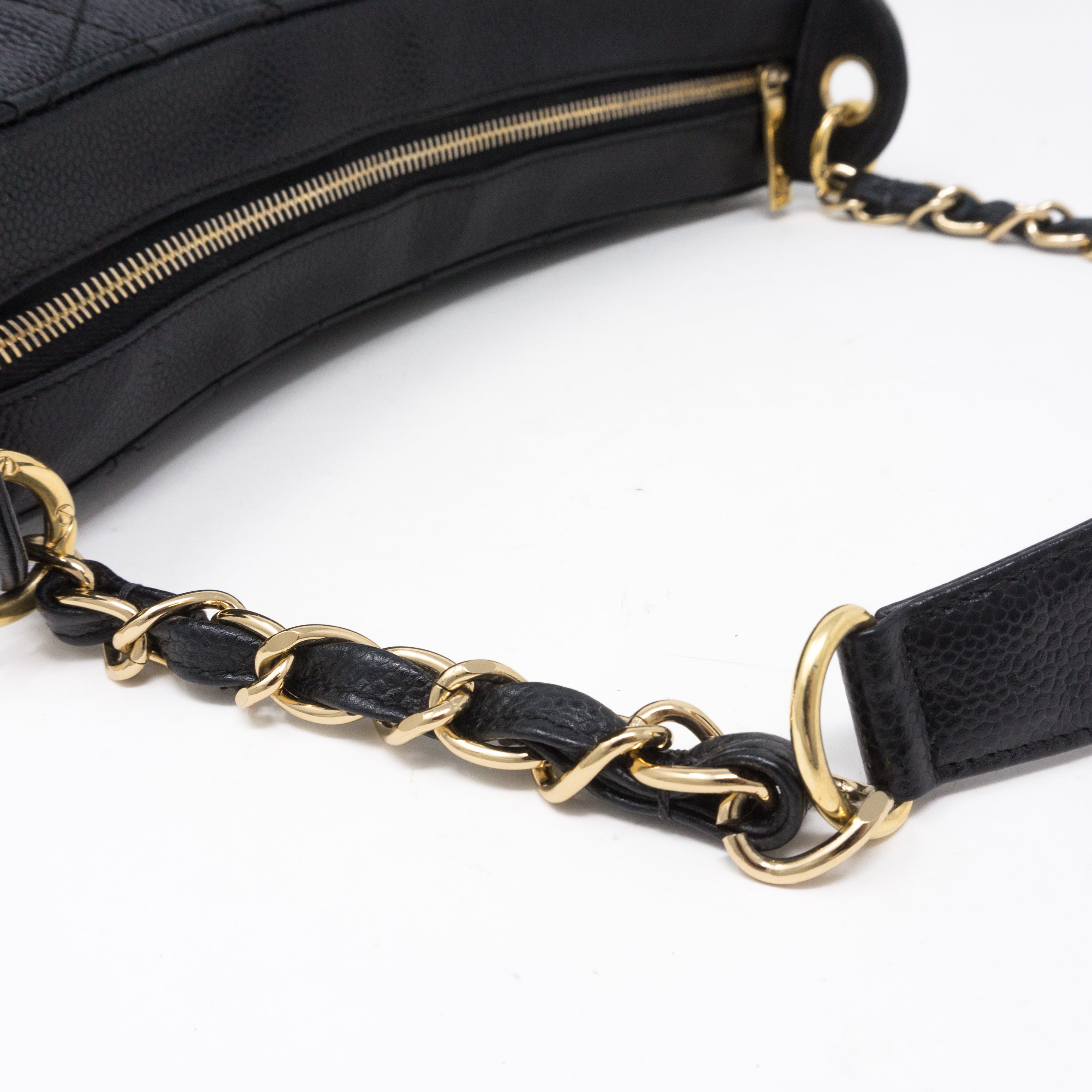 Timeless CC Shoulder Bag Black Caviar Leather