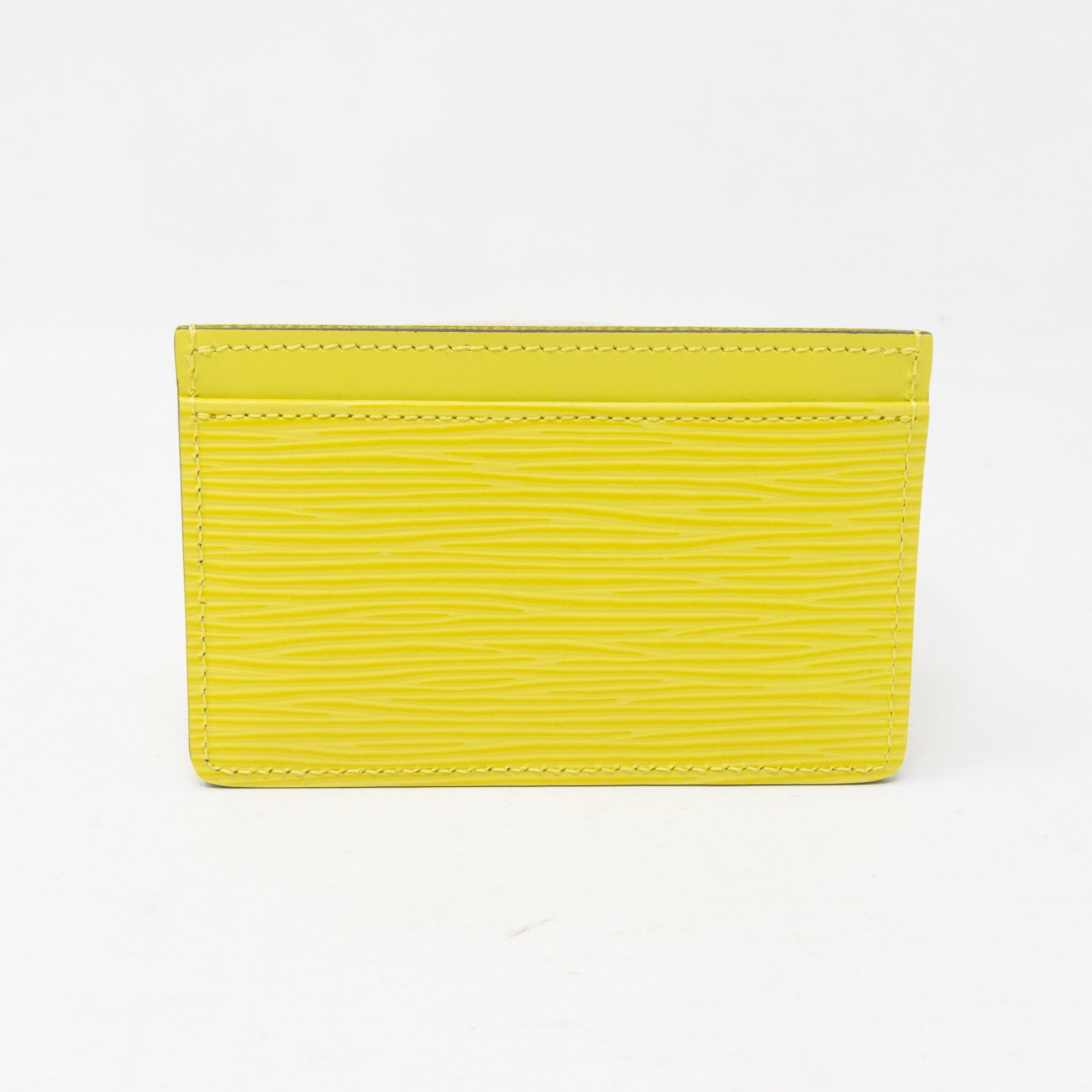 Card Holder Pistachio Epi Leather