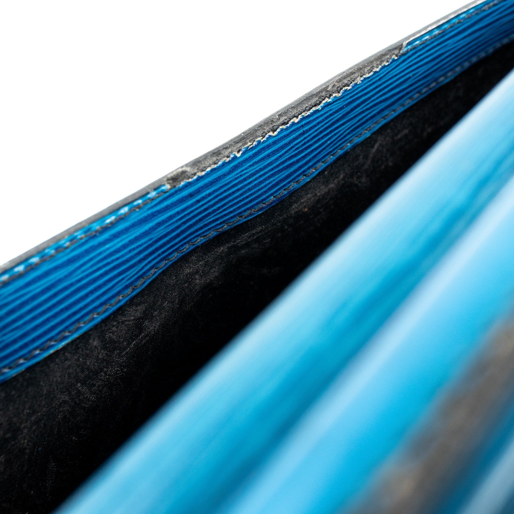 Serviette Ambassadeur Blue Epi Leather