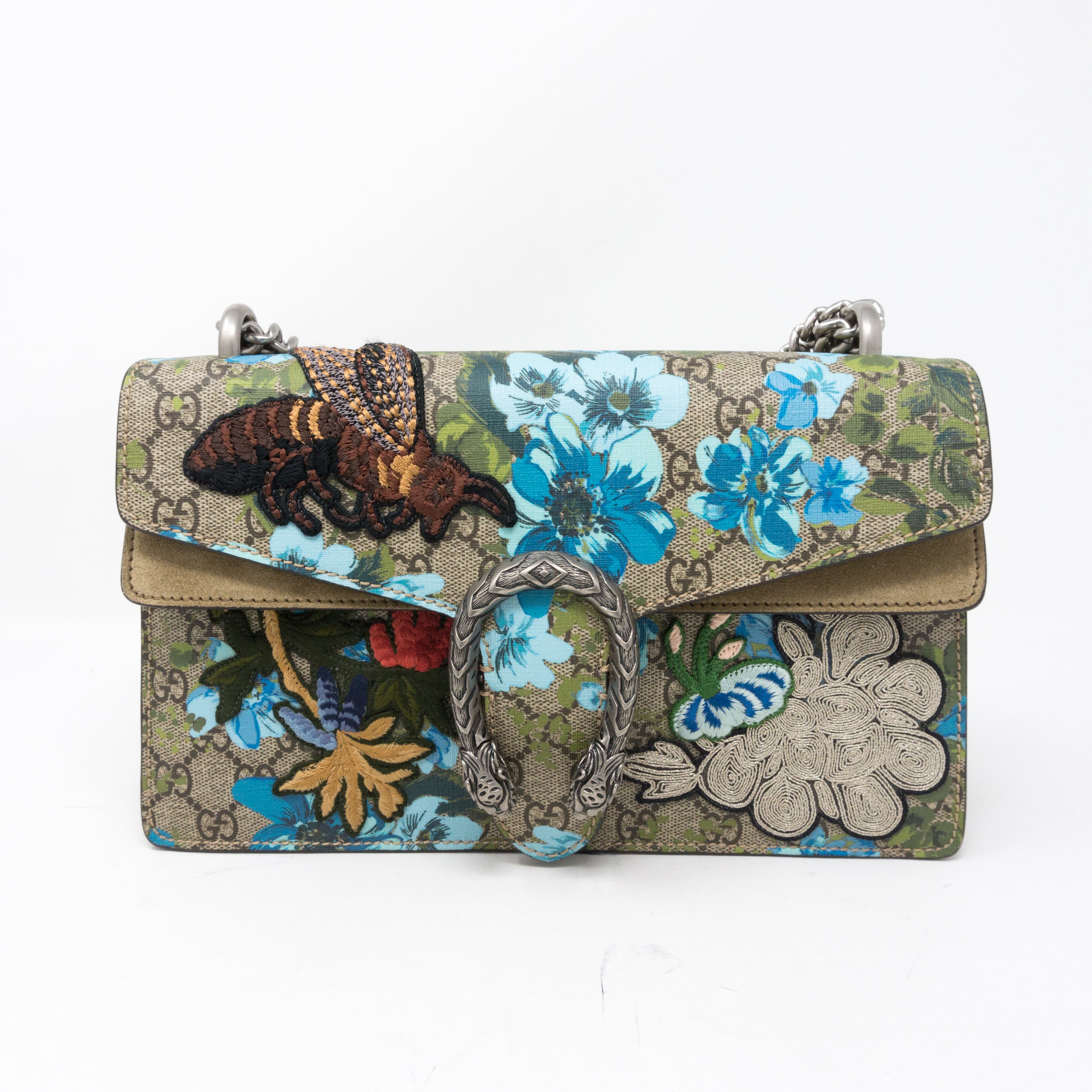 Dionysus Small GG Supreme Blooms Embroidered