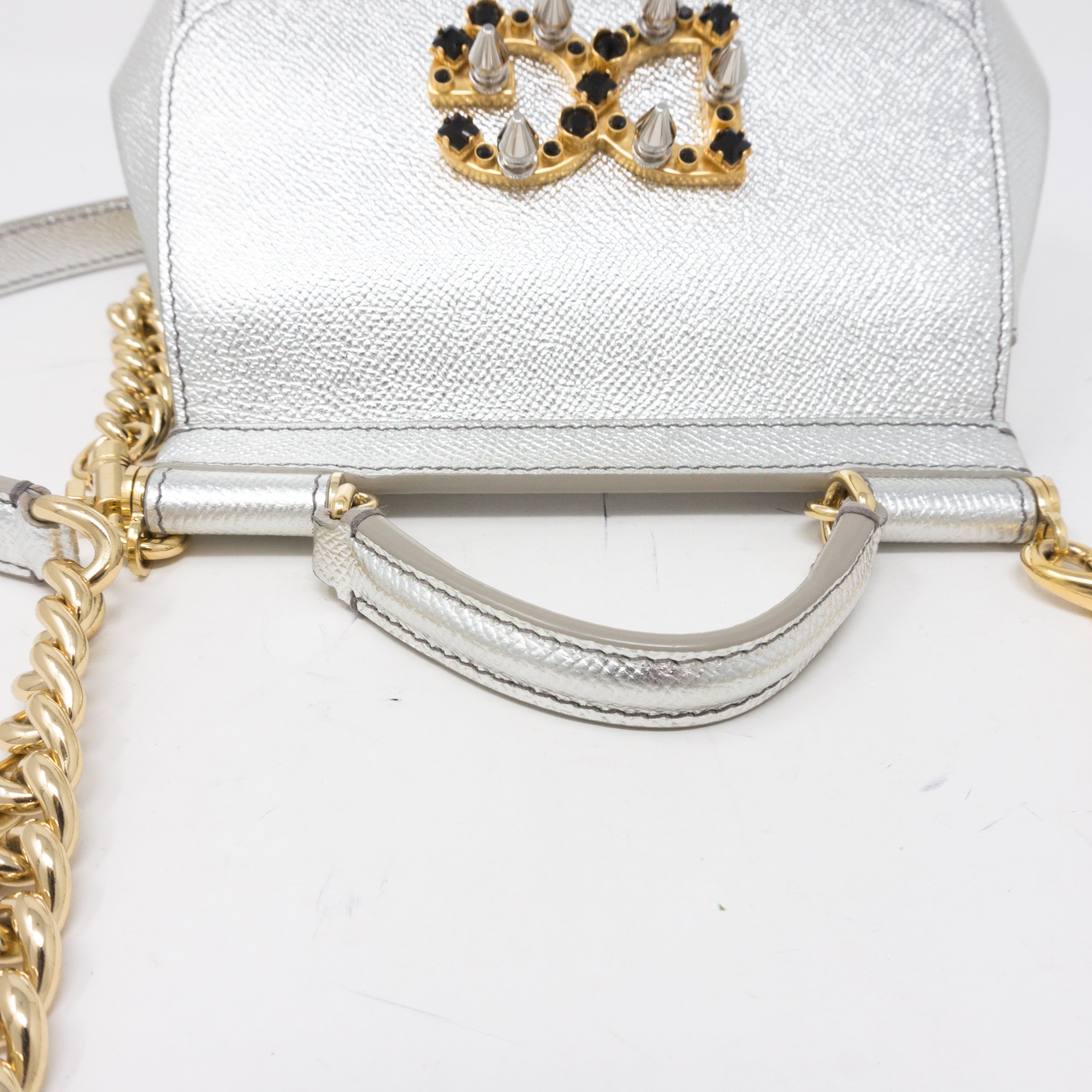 Sicily Mini Silver Leather