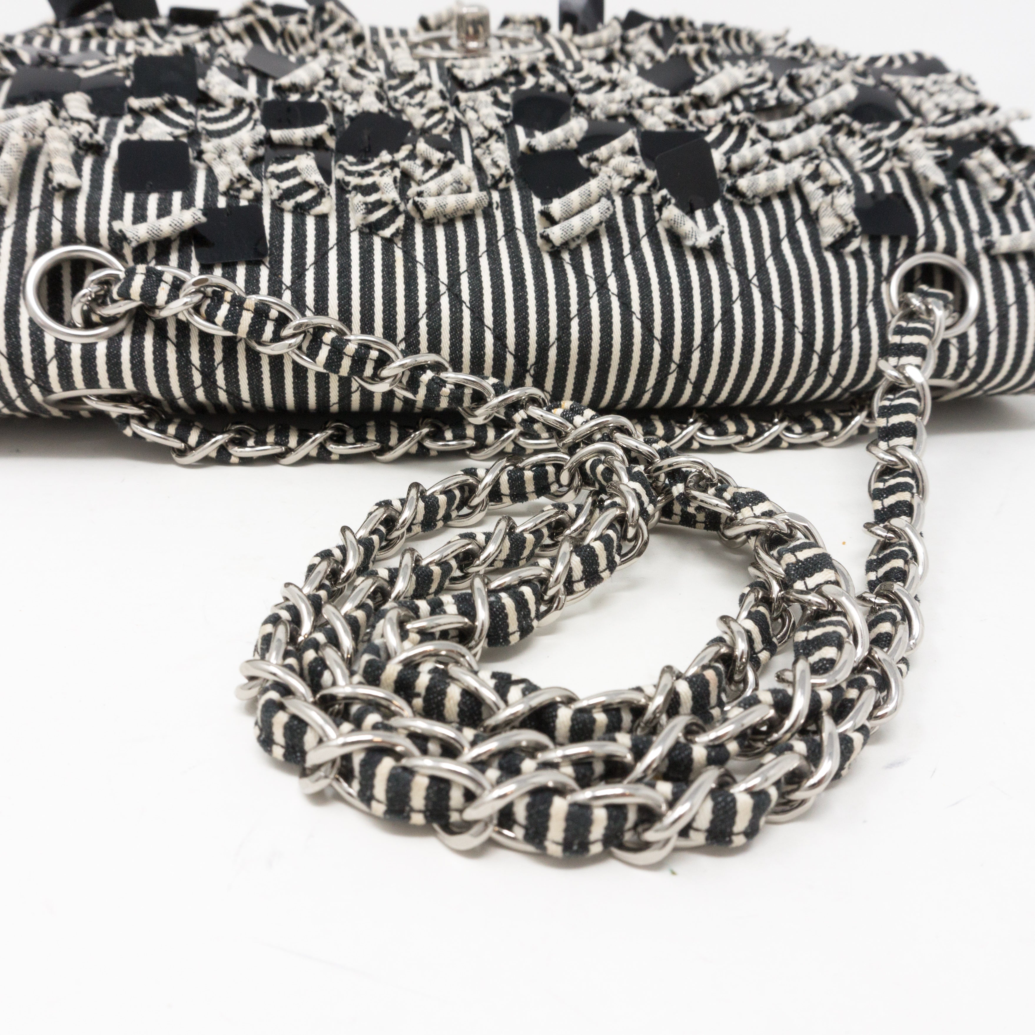 Classic Double Flap Medium Quilted Fabric