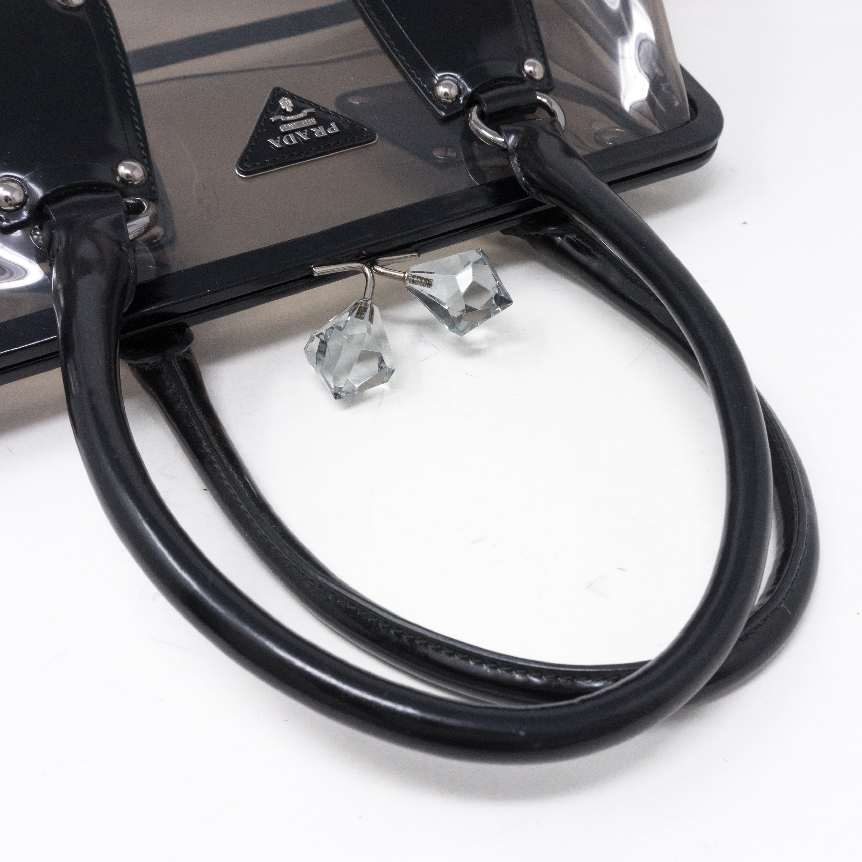 Plex Spazzolato Clear Black