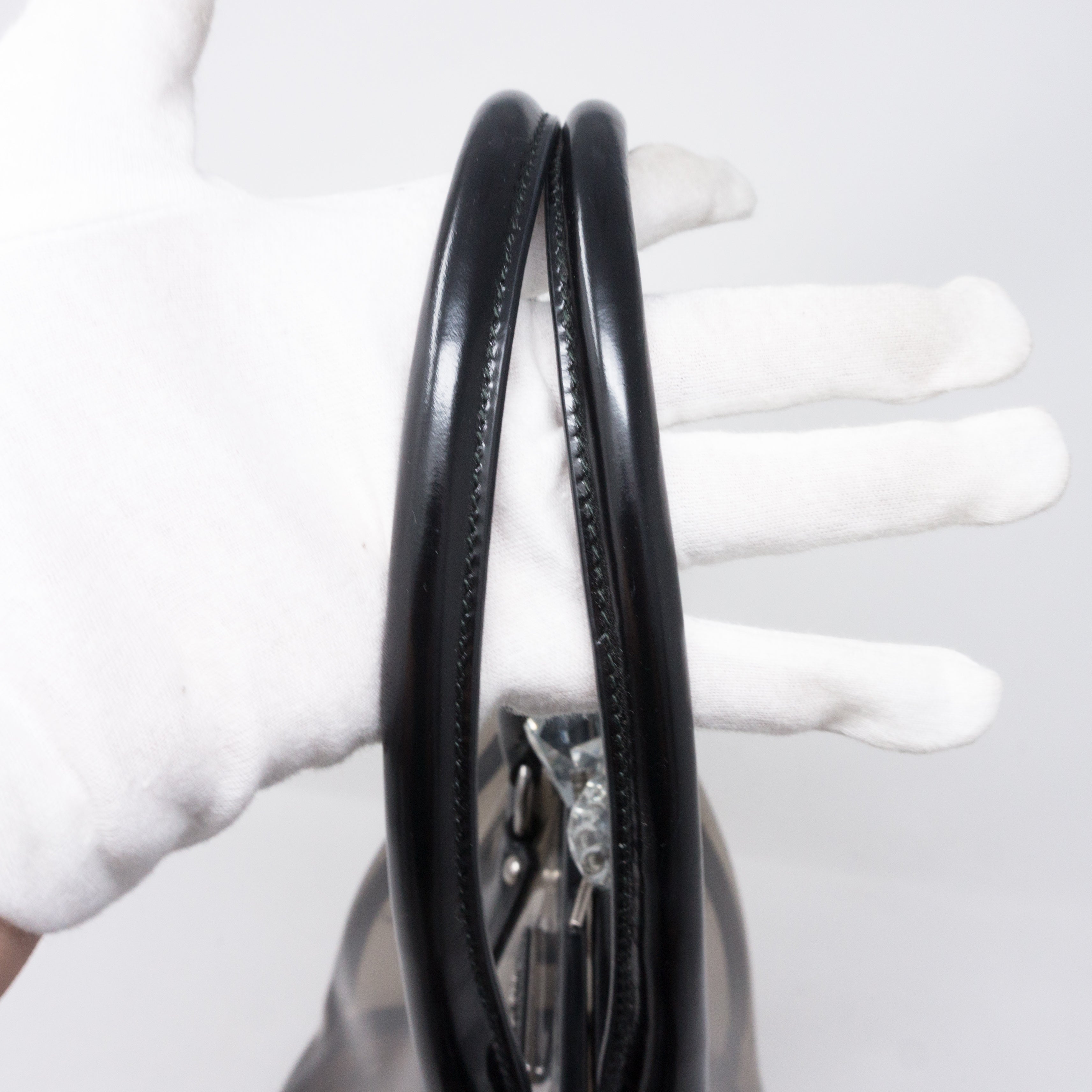 Plex Spazzolato Clear Black