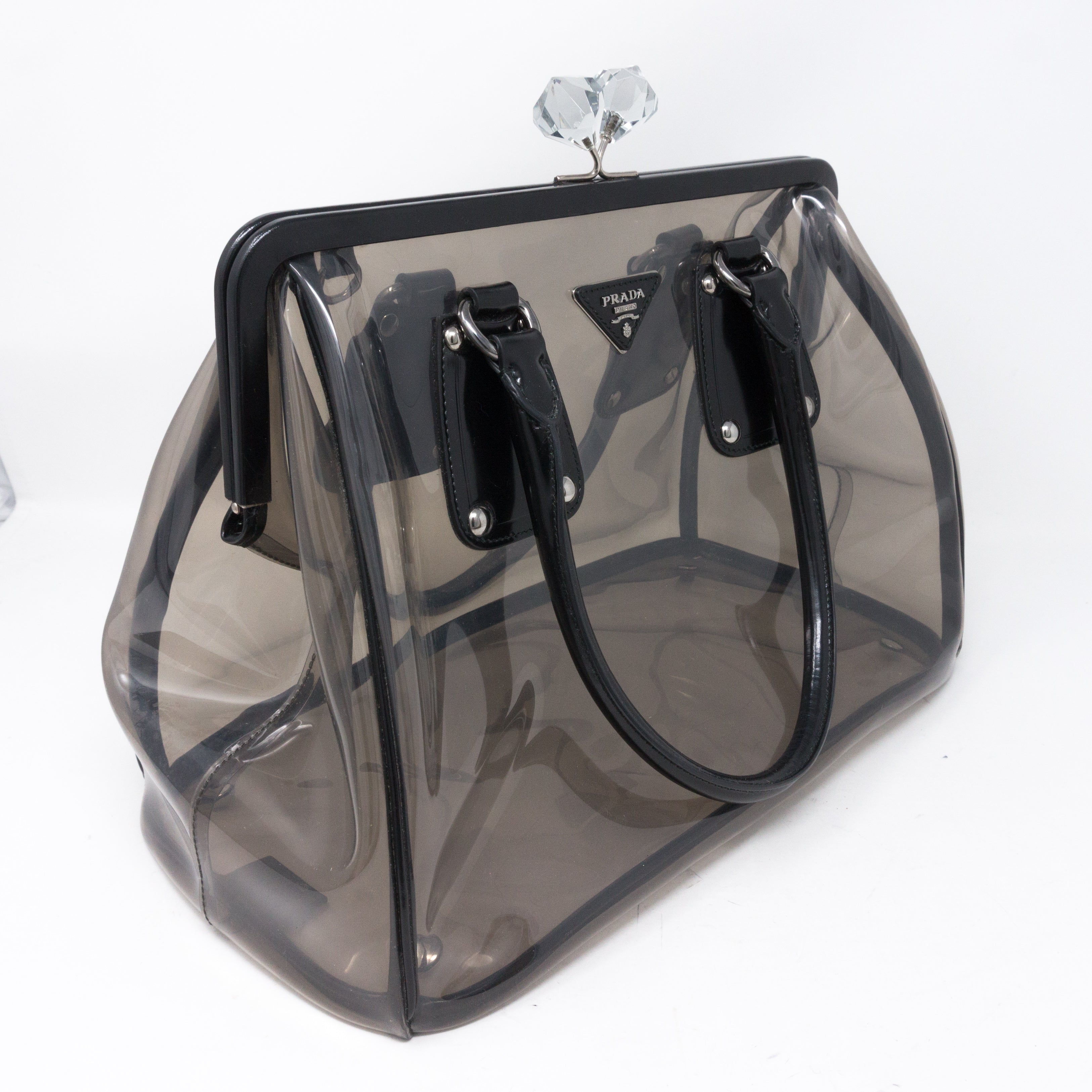 Plex Spazzolato Clear Black