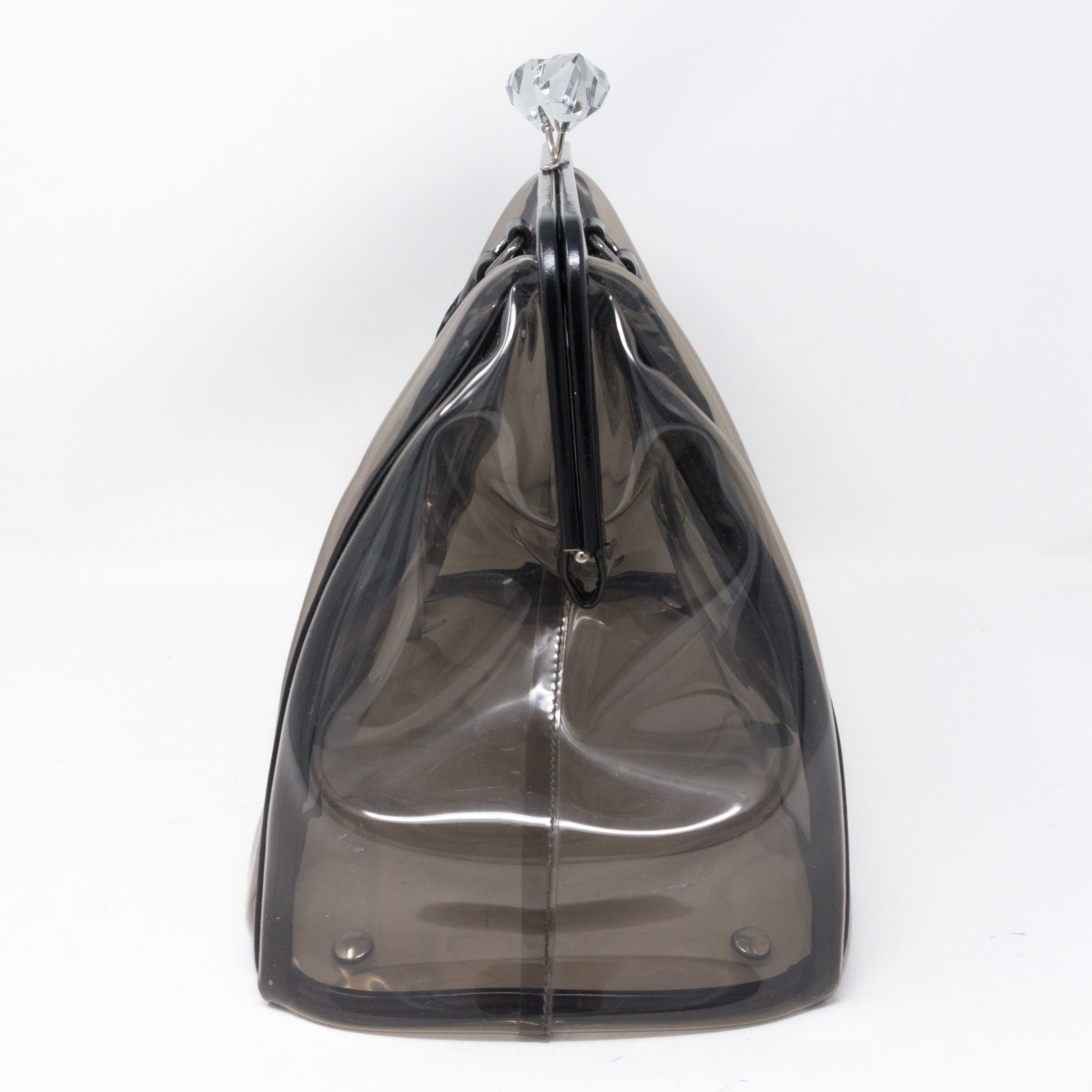 Plex Spazzolato Clear Black