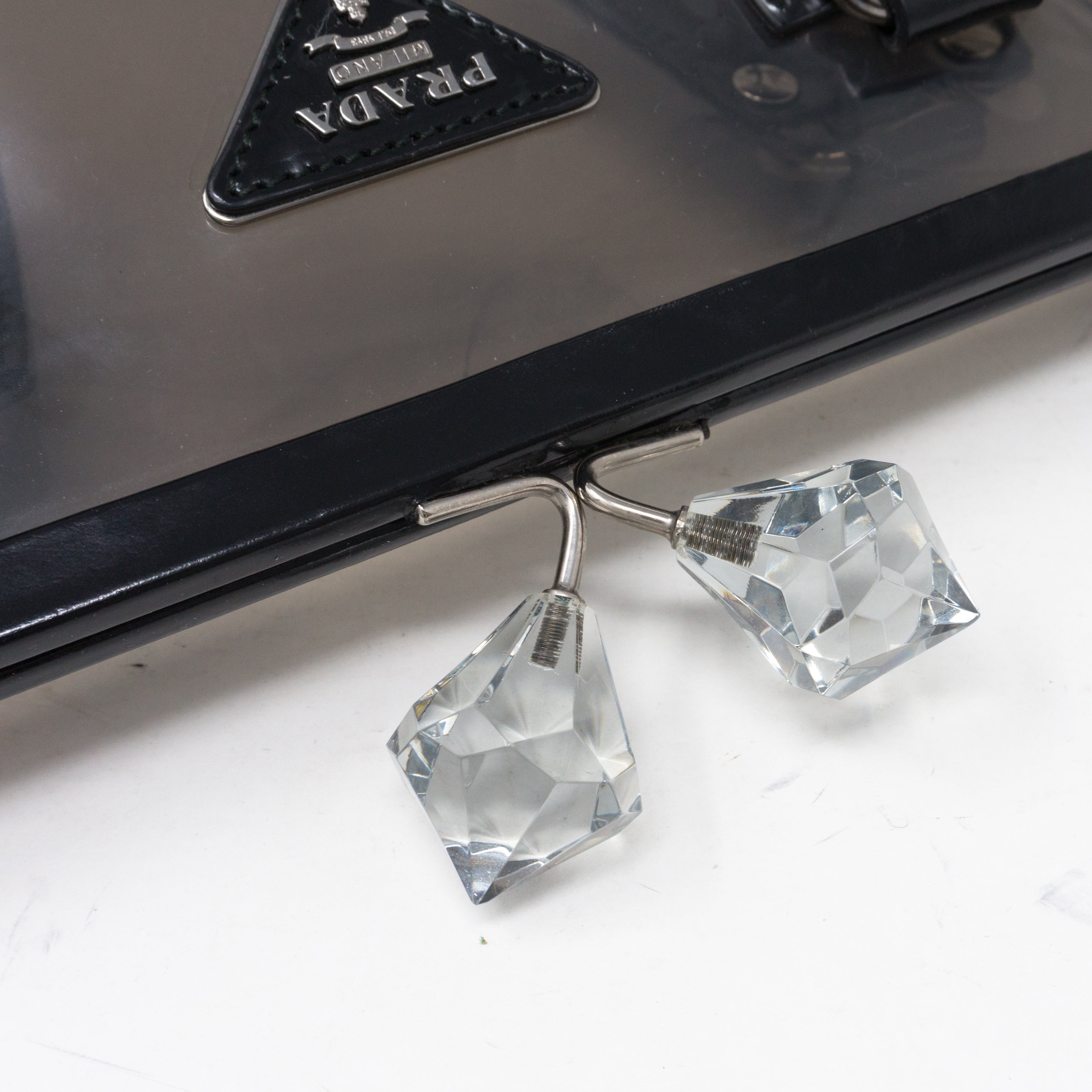 Plex Spazzolato Clear Black