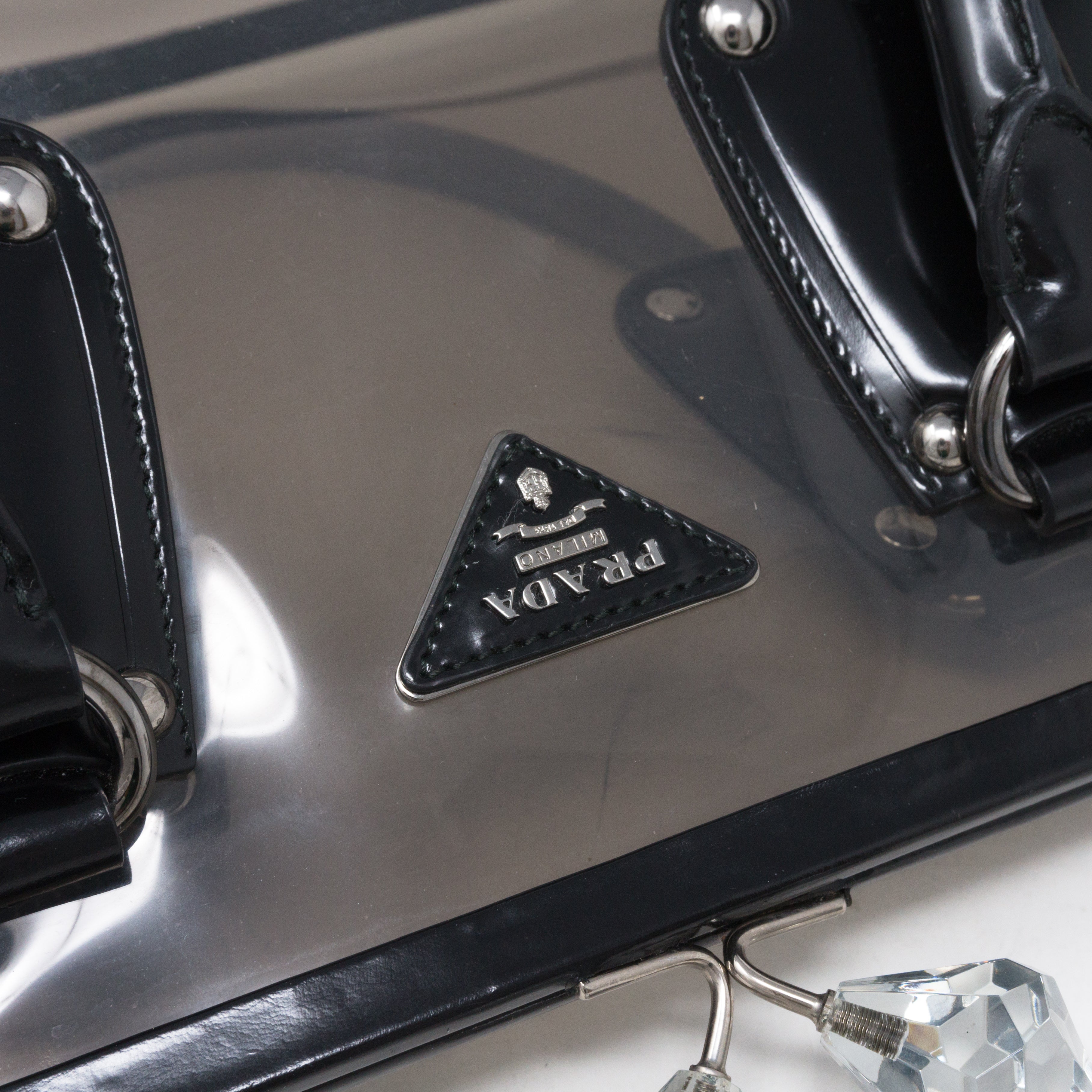 Plex Spazzolato Clear Black