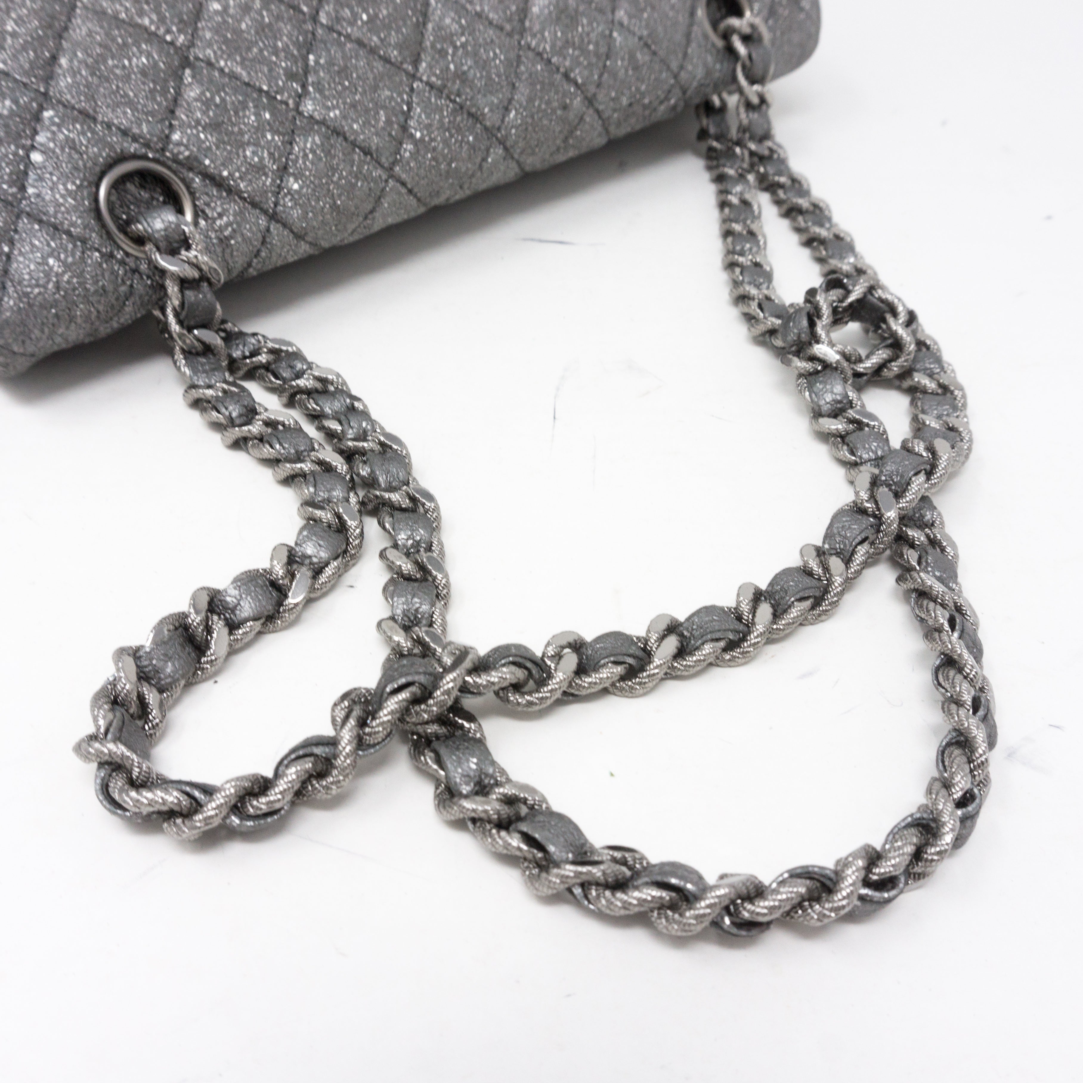 Classic Double Flap Medium Metallic