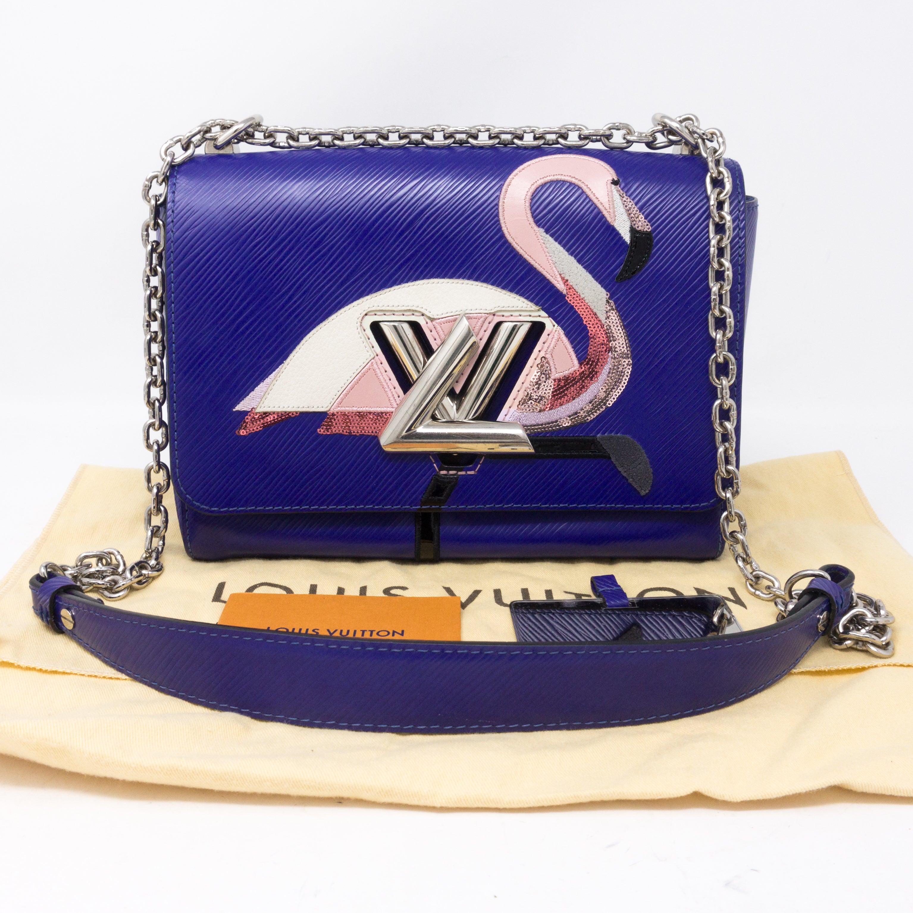 Louis Vuitton – Twist MM Flamingo Blue Epi Leather – Queen Station