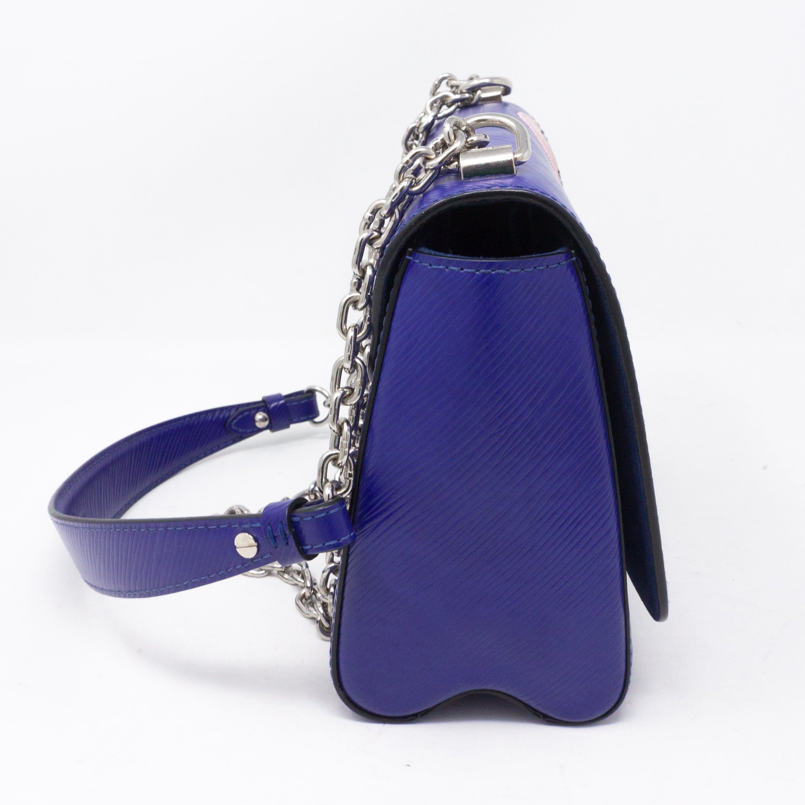 Twist MM Flamingo Blue Epi Leather