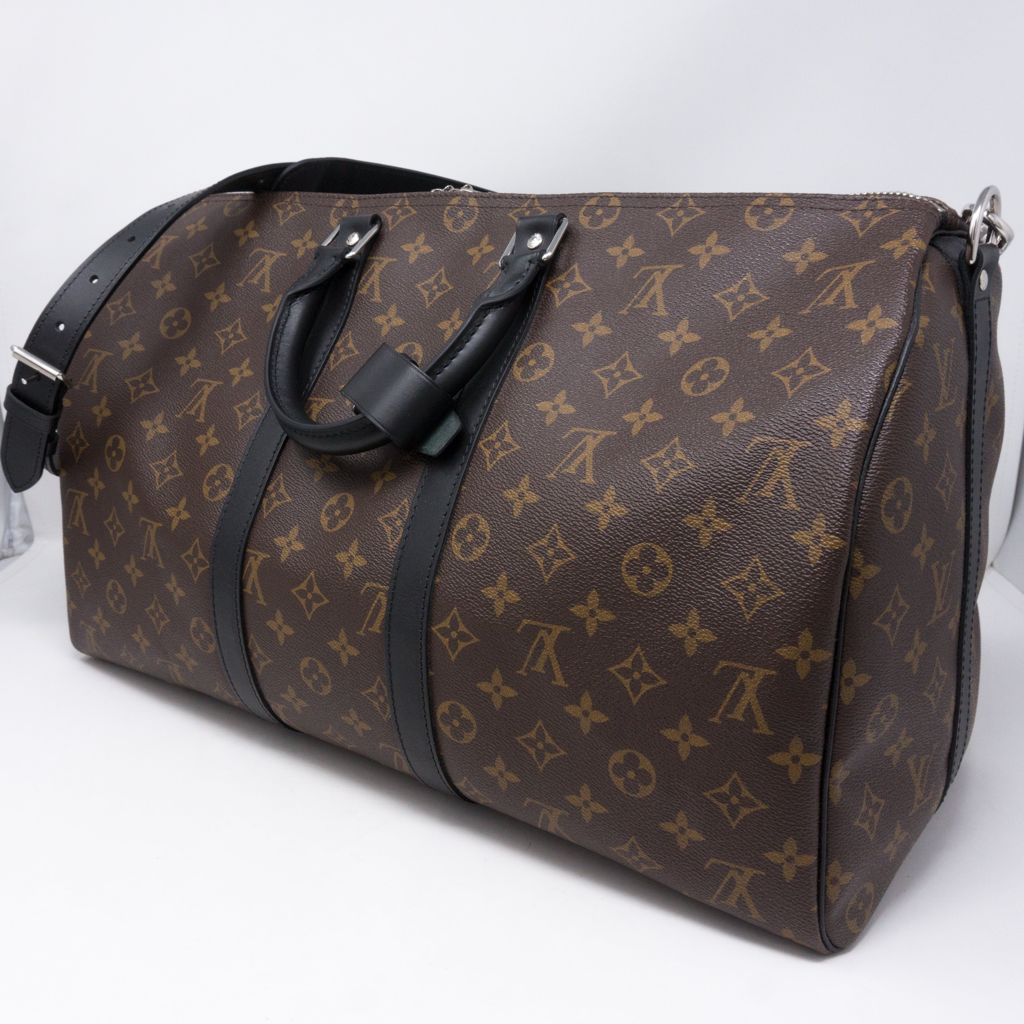 Keepall 45 Bandouliere Monogram Macassar