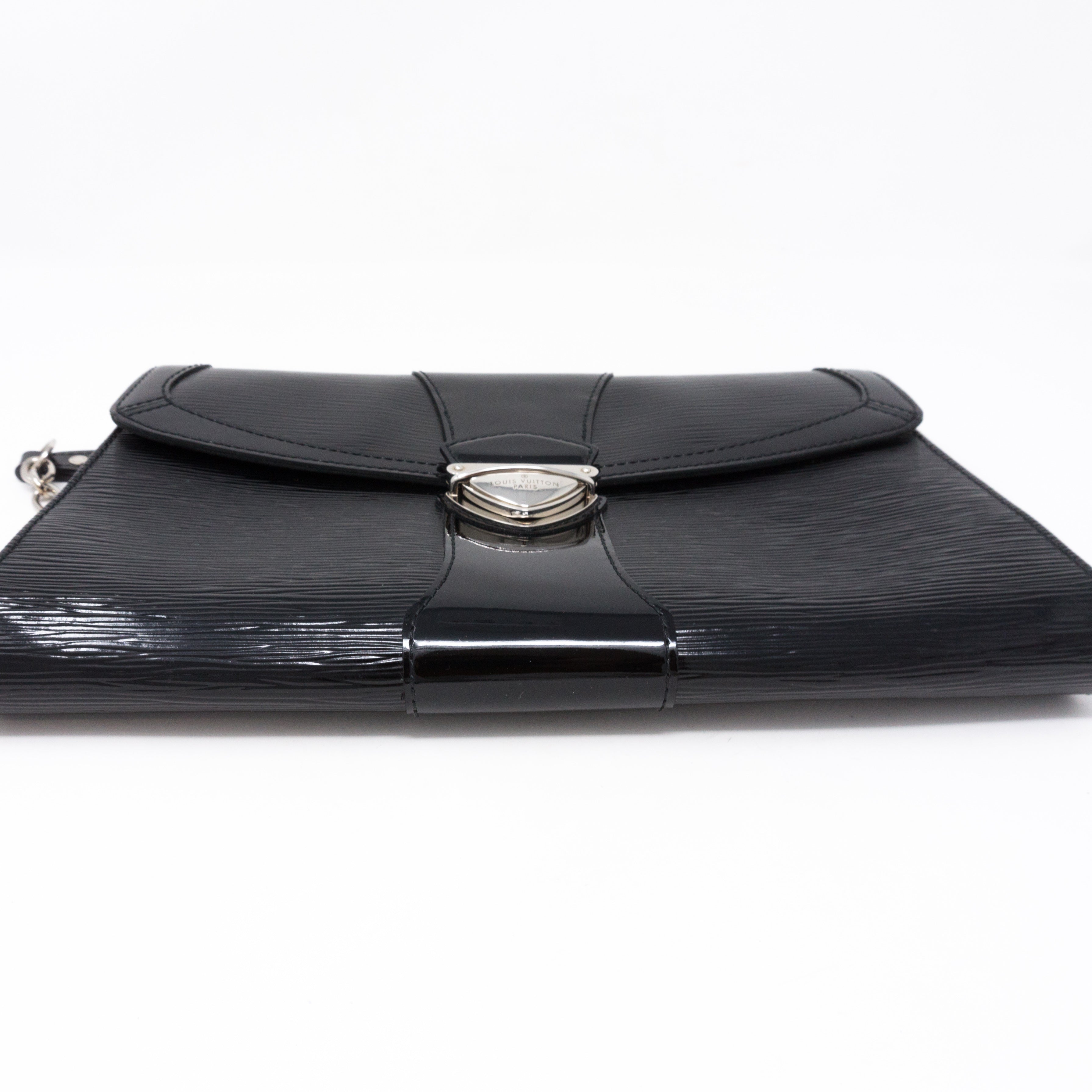 Pochette Iena Noir Electric Epi Leather