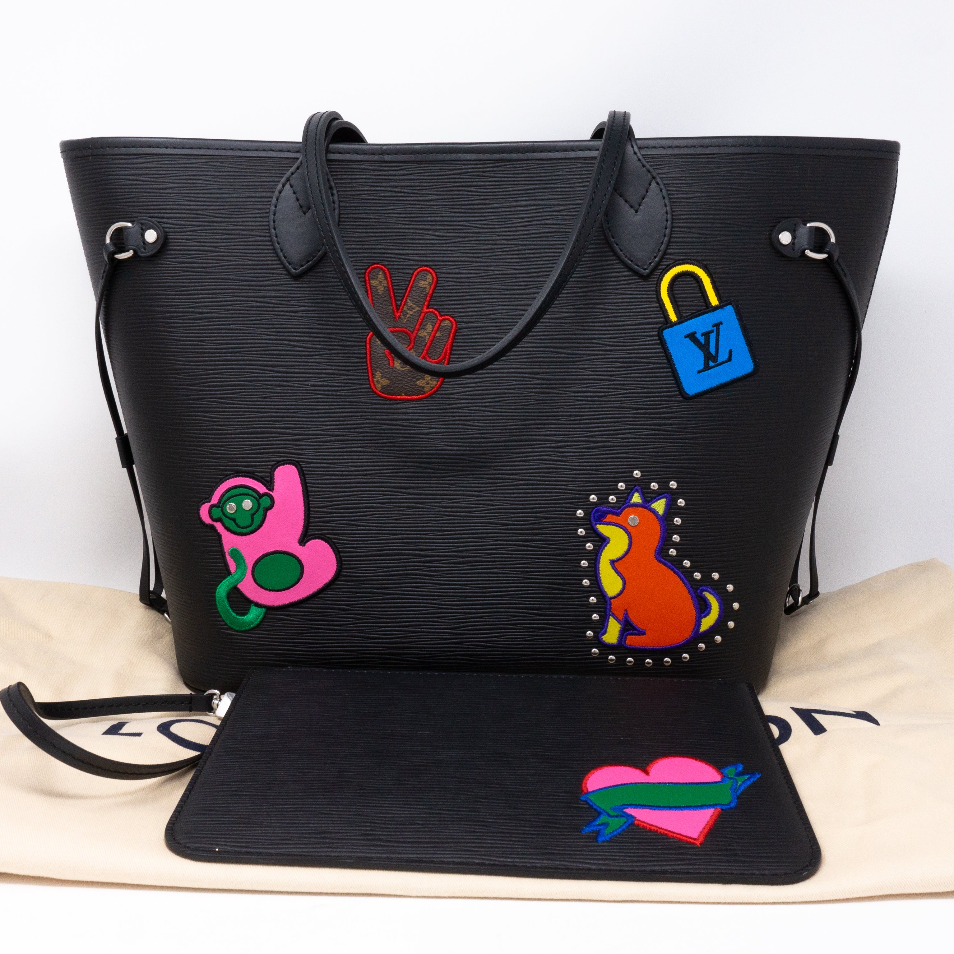 Neverfull MM Epi Patches with Pochette