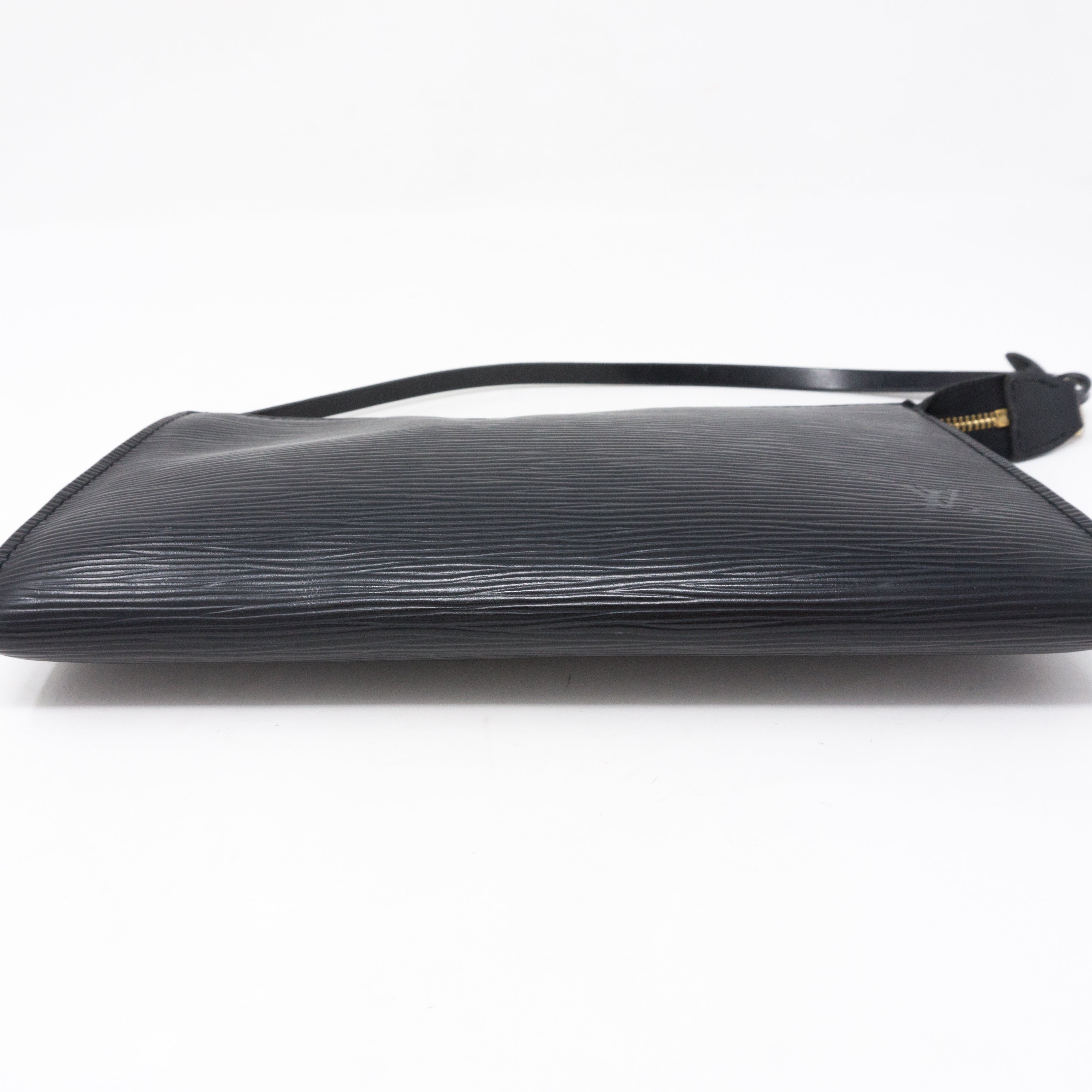 Pochette Accessoires Black Epi Leather