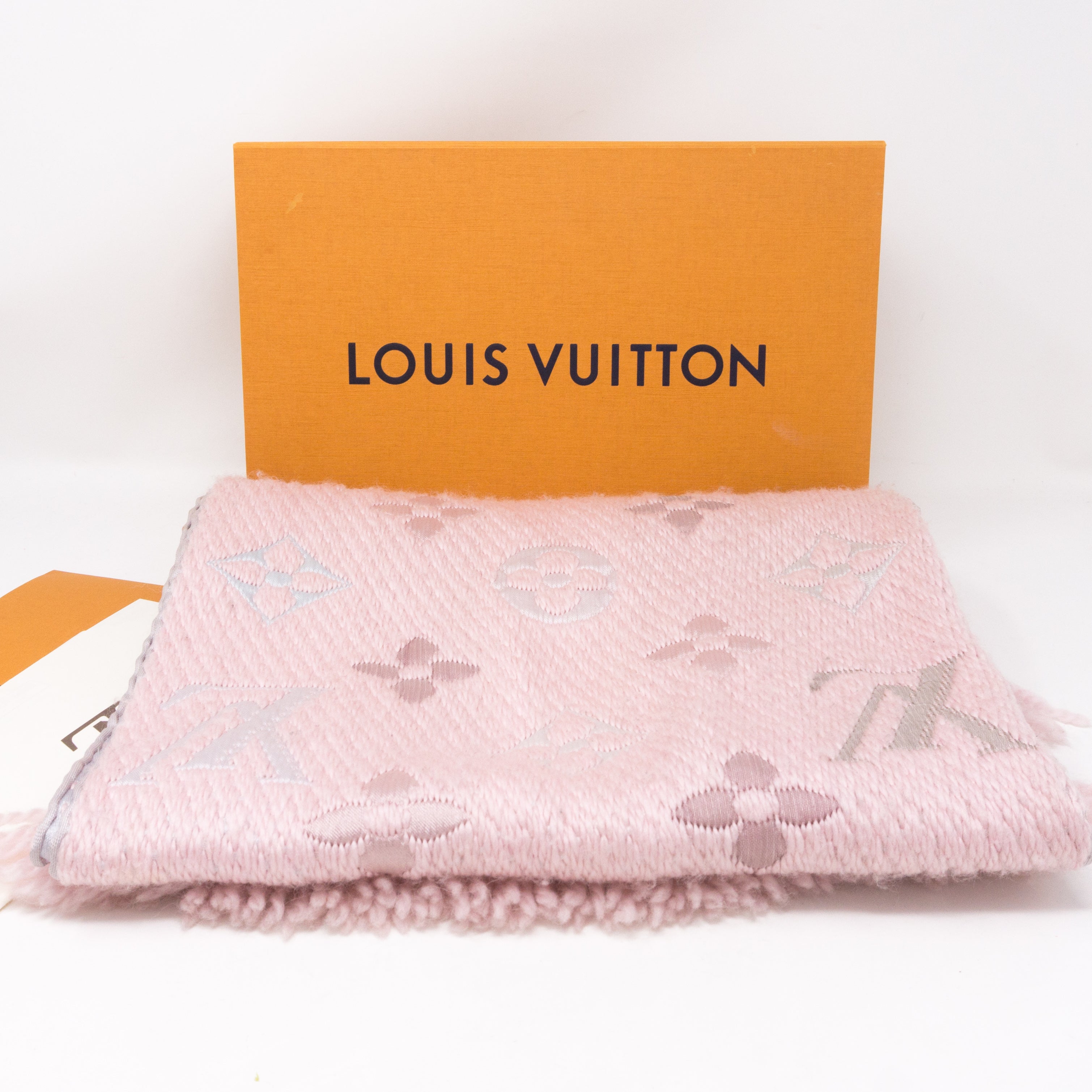 Logomania Rainbow Crystal Pink Scarf