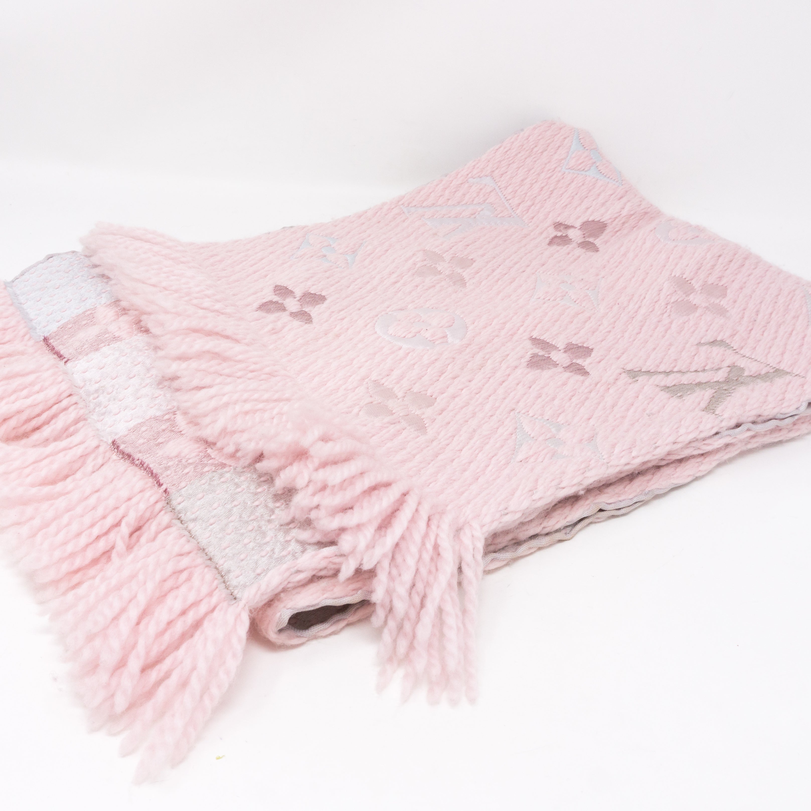 Logomania Rainbow Crystal Pink Scarf