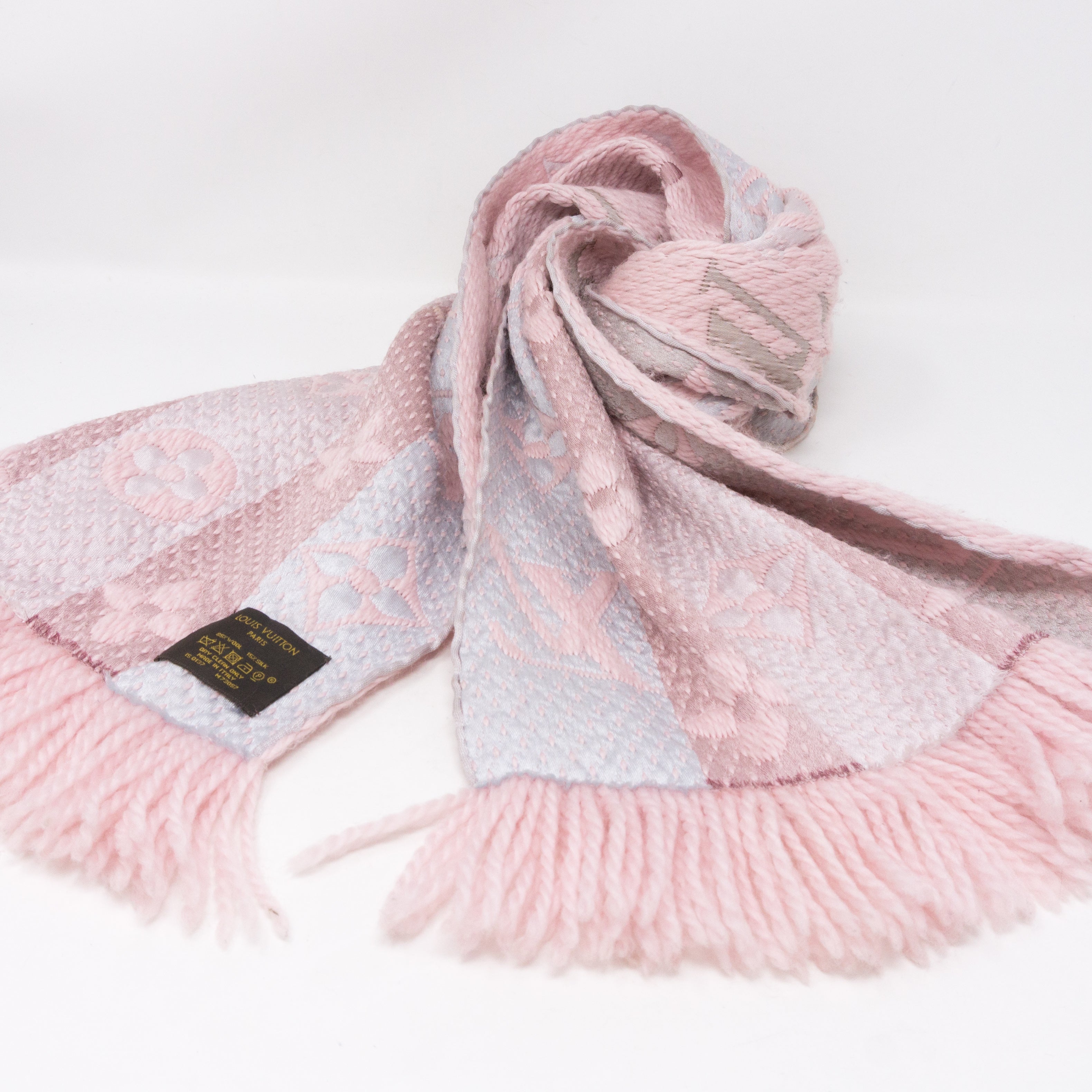 Logomania Rainbow Crystal Pink Scarf