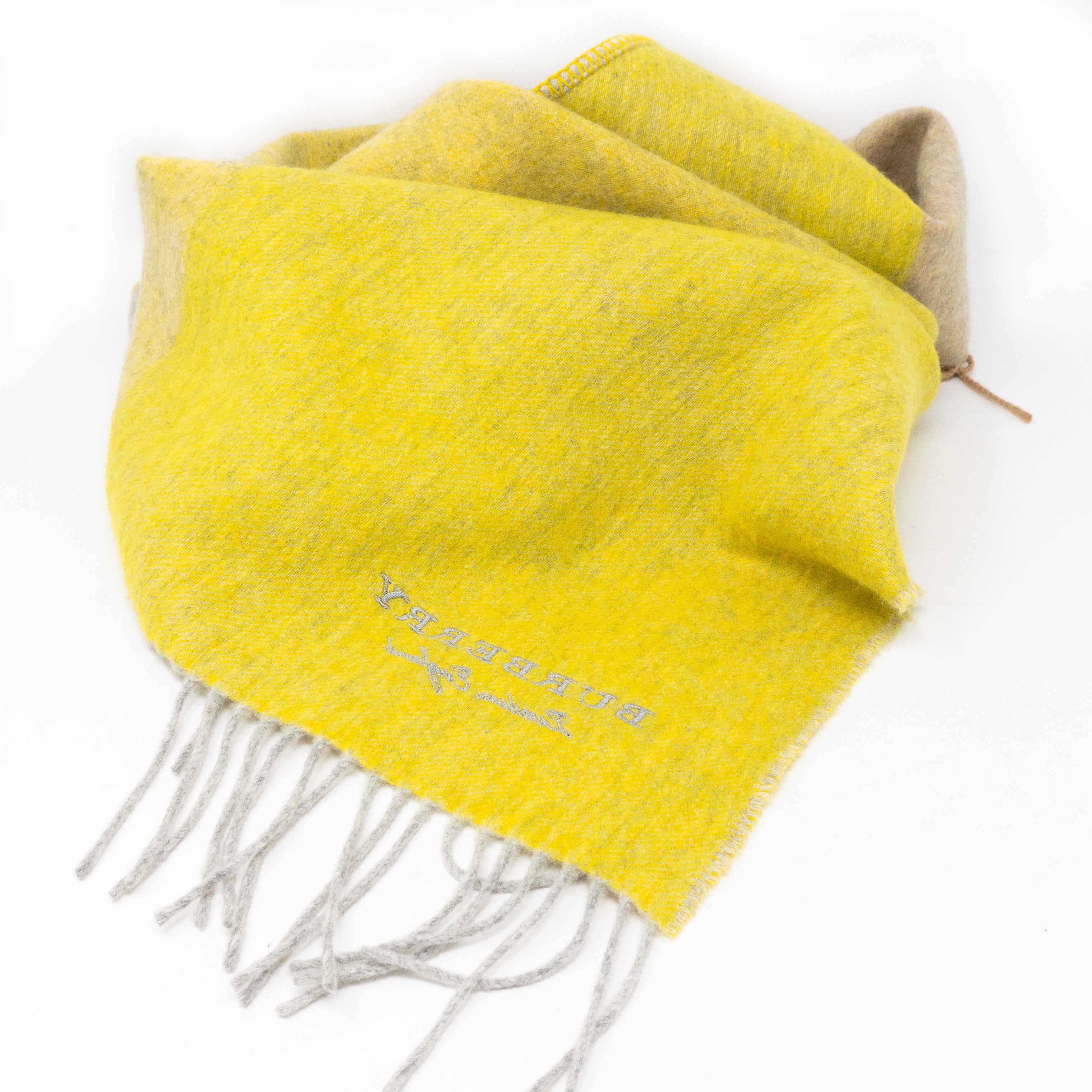 Stripe Jacquard Cashmere Bandana Scarf