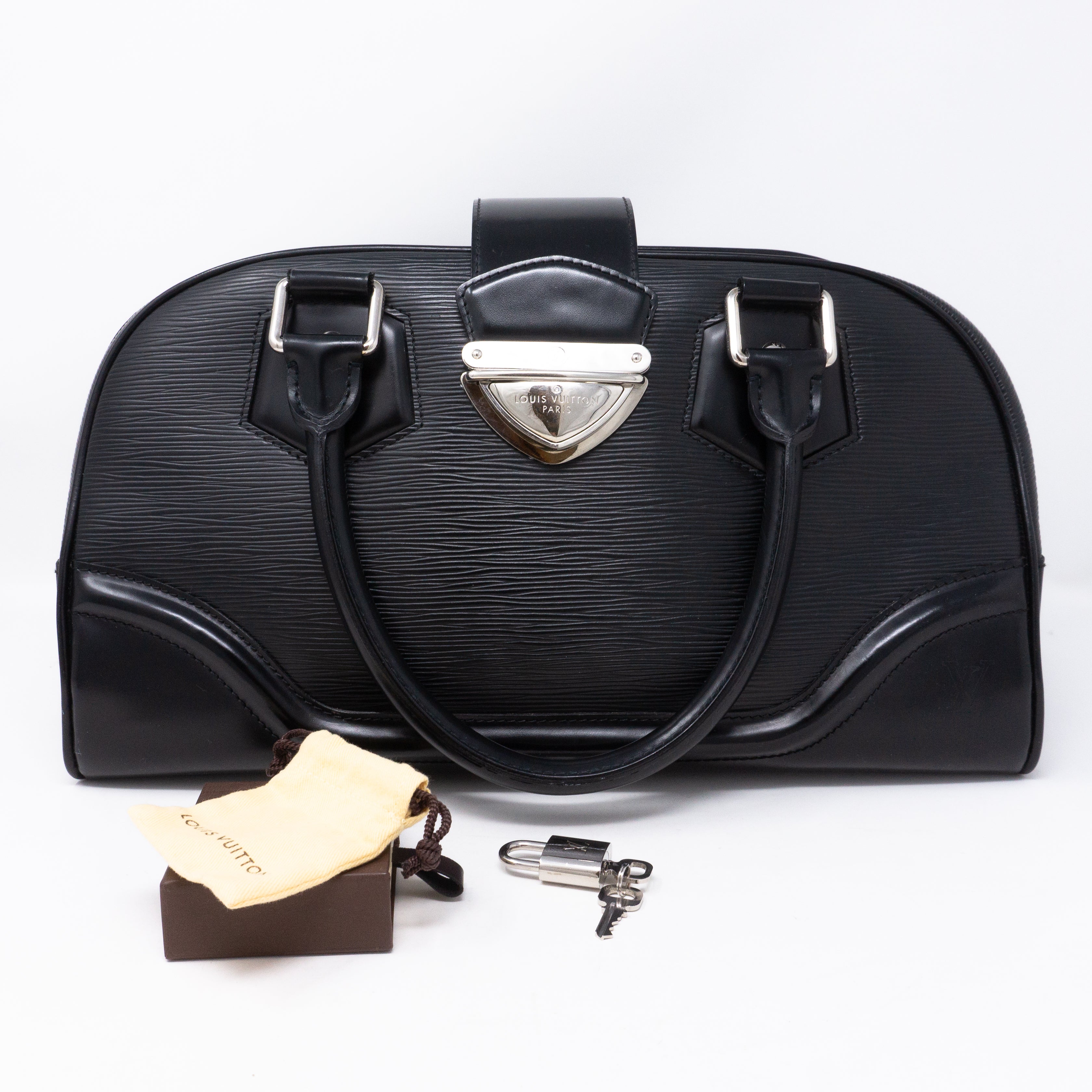 Louis Vuitton Vintage Black Bowling Montaigne GM Epi Leather Handbag, Best  Price and Reviews