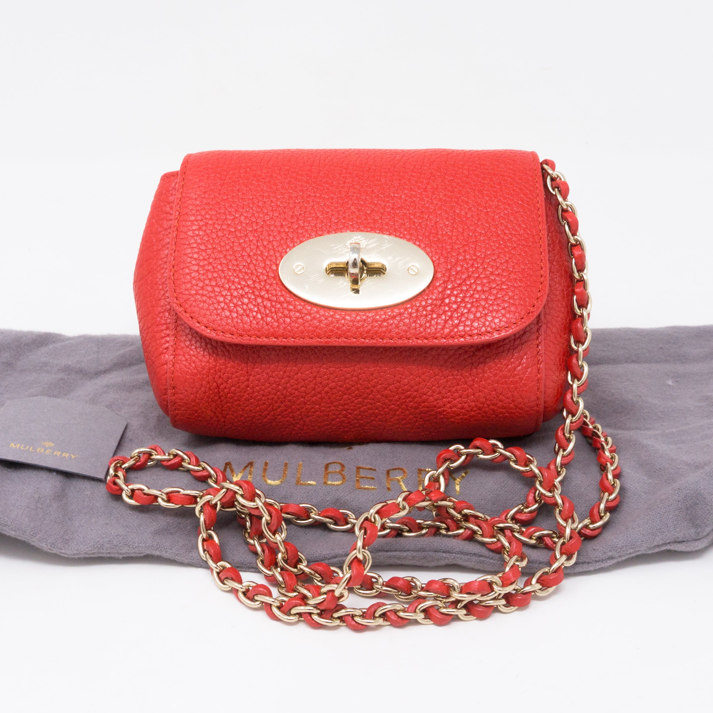 Mini Lily Red Leather