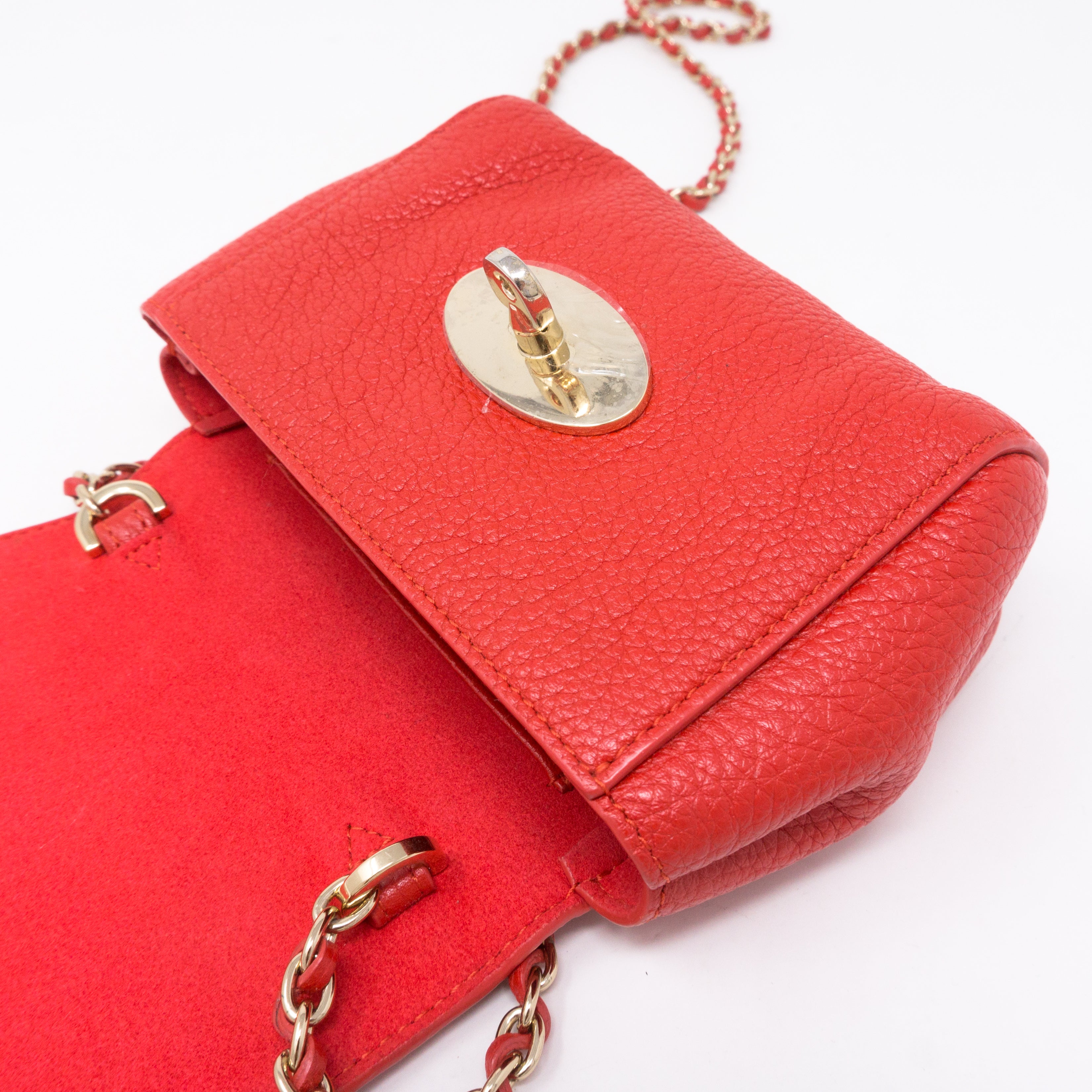Mini Lily Red Leather