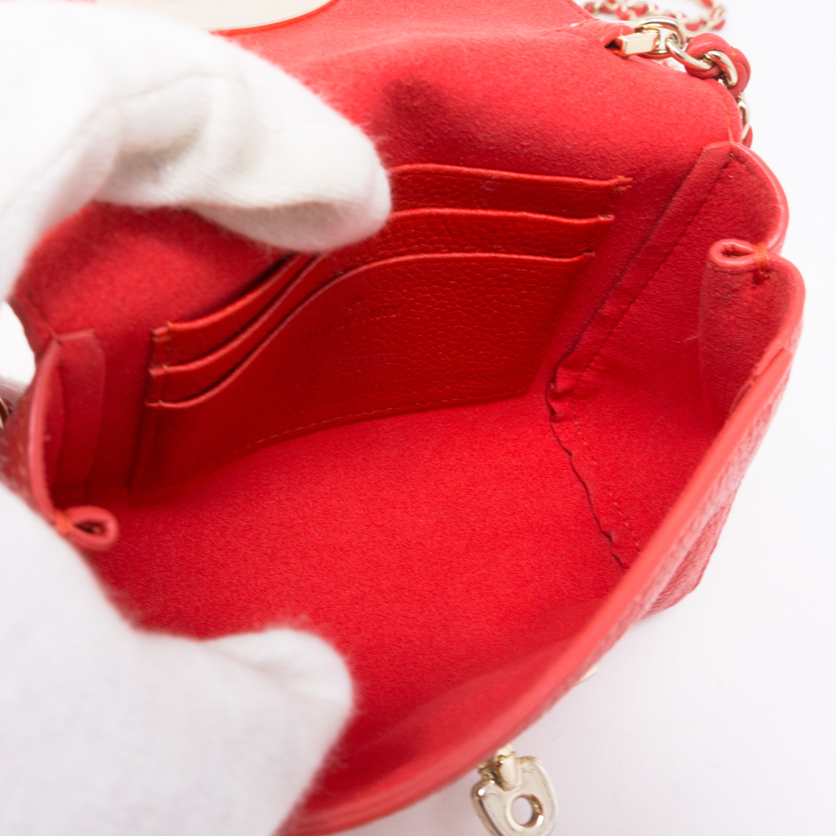 Mini Lily Red Leather
