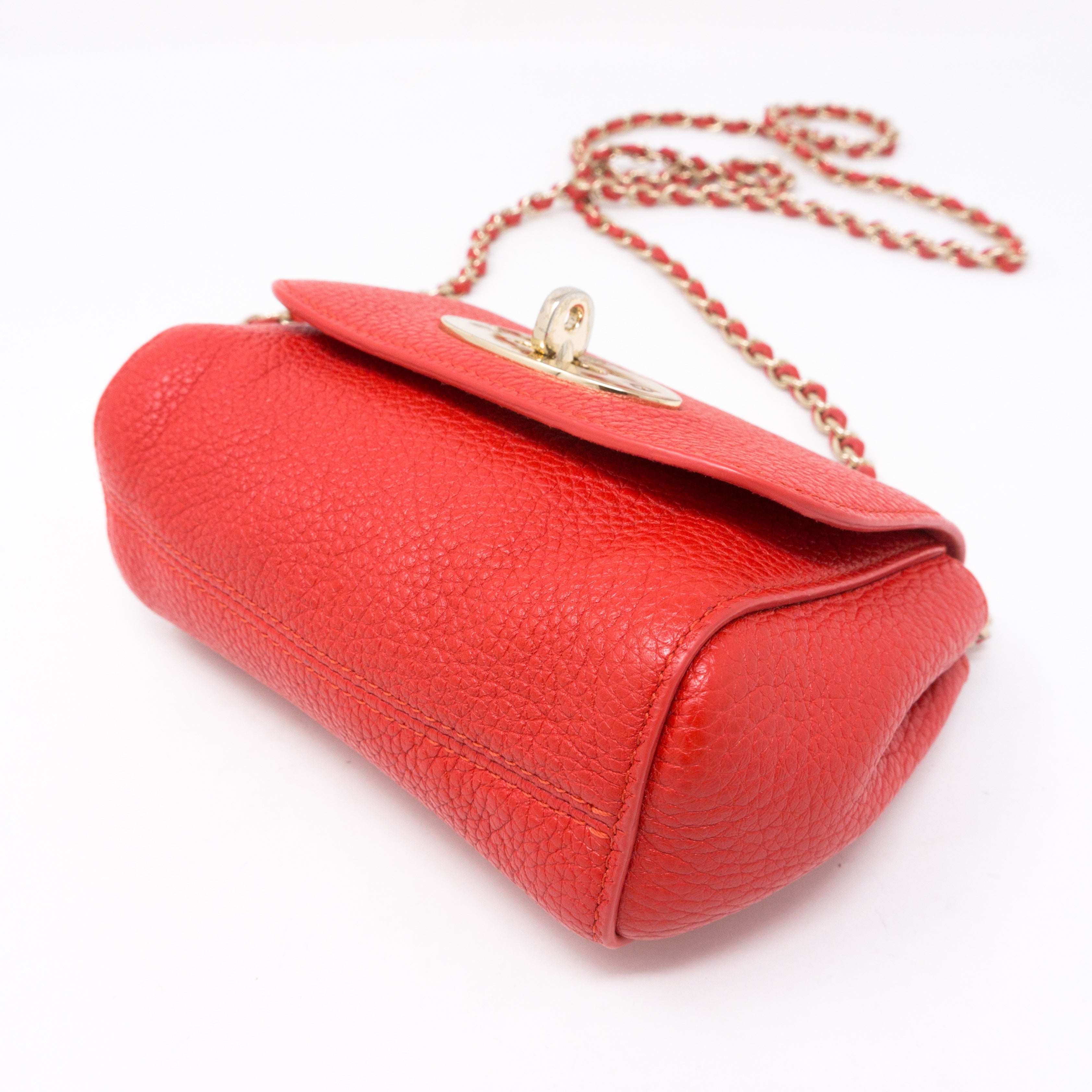 Mini Lily Red Leather