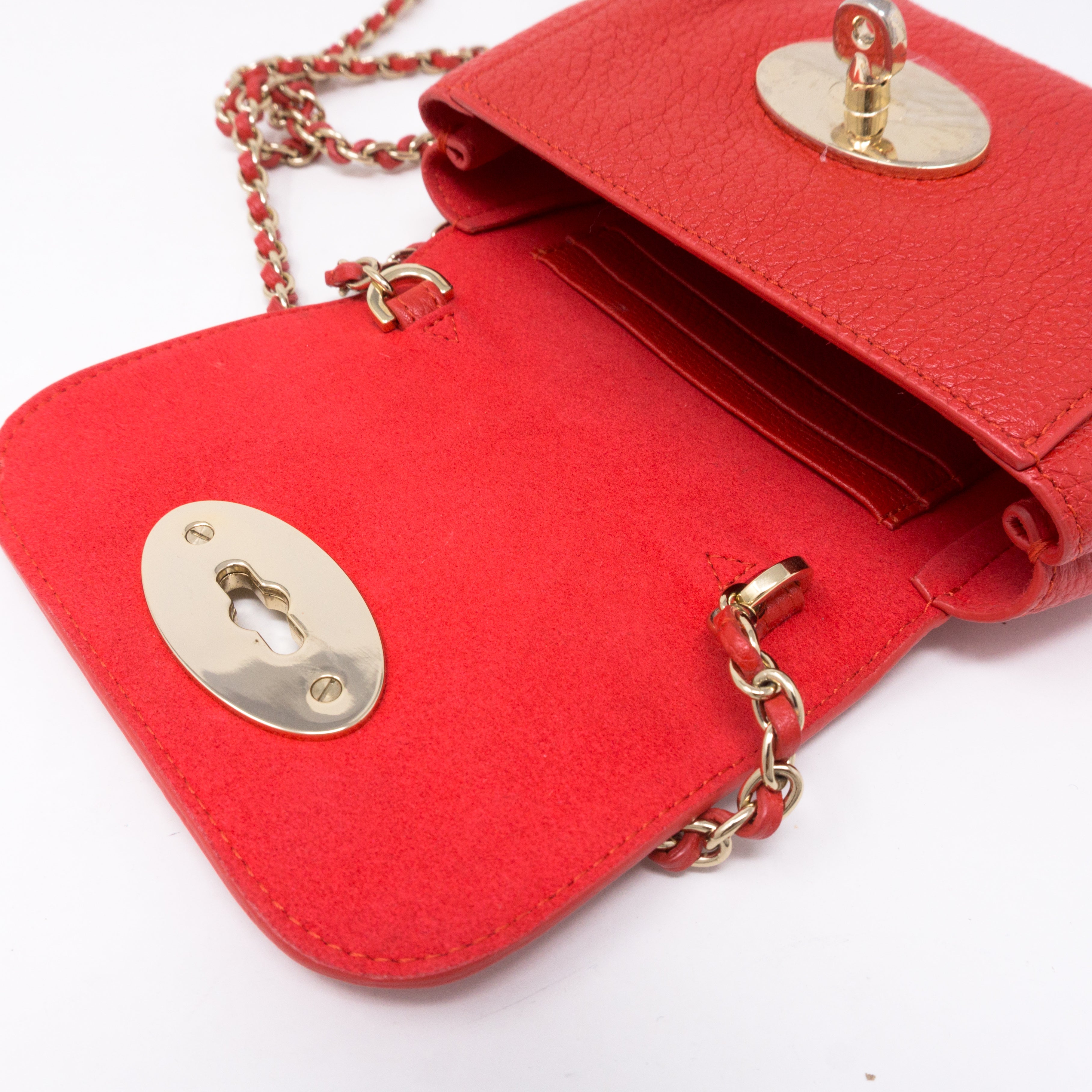 Mini Lily Red Leather