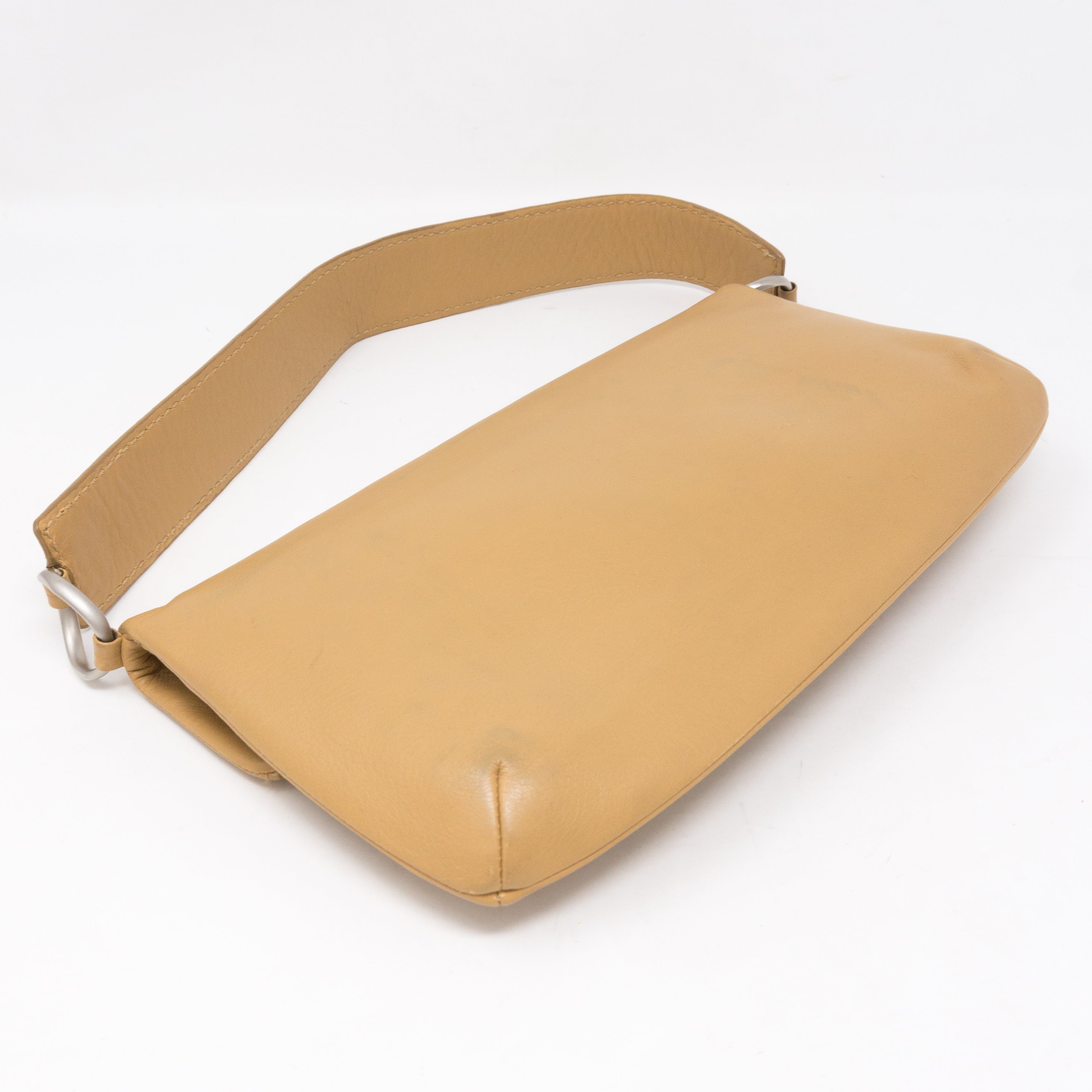 Mademoiselle 2.55 Giant Lock Flap Bag Beige