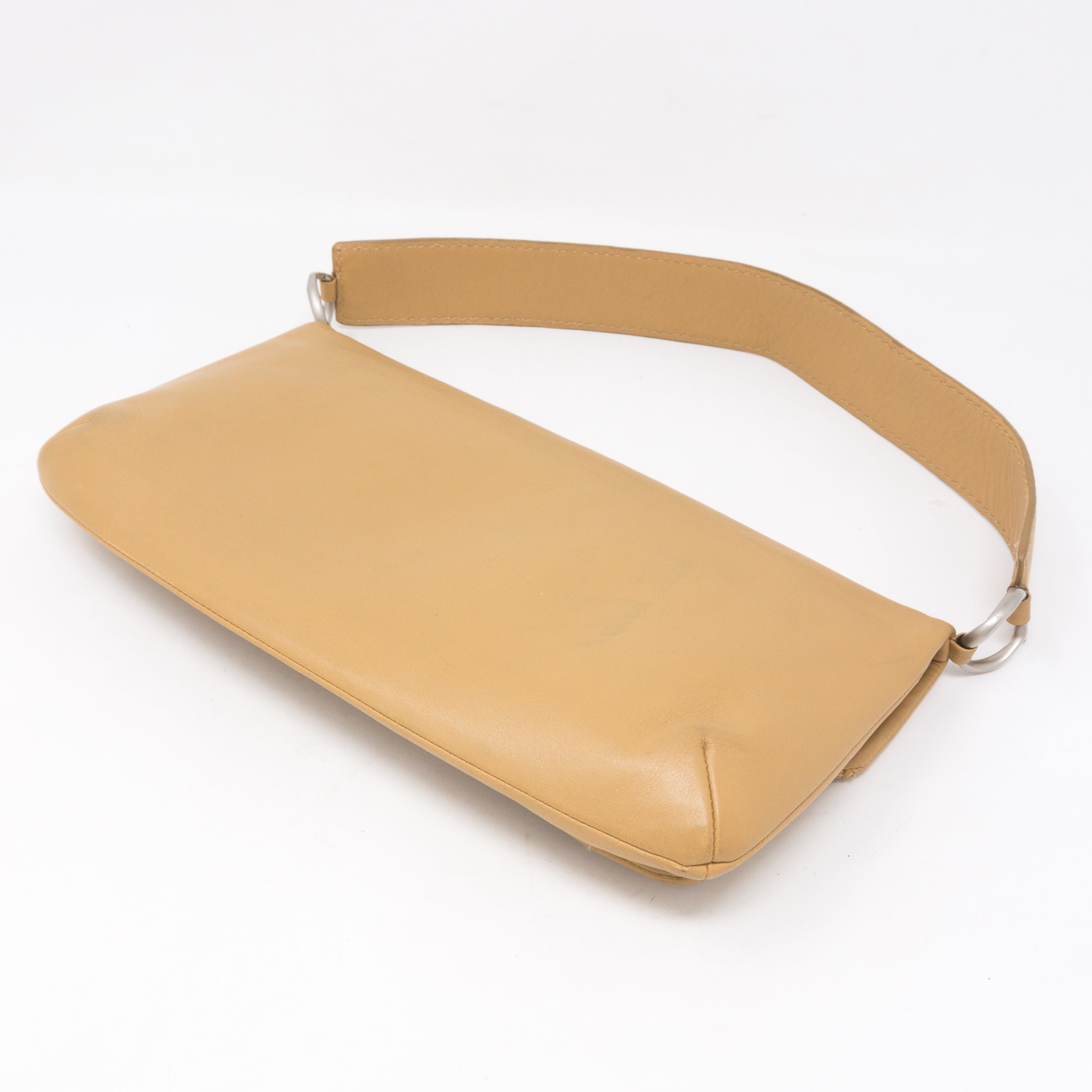 Mademoiselle 2.55 Giant Lock Flap Bag Beige