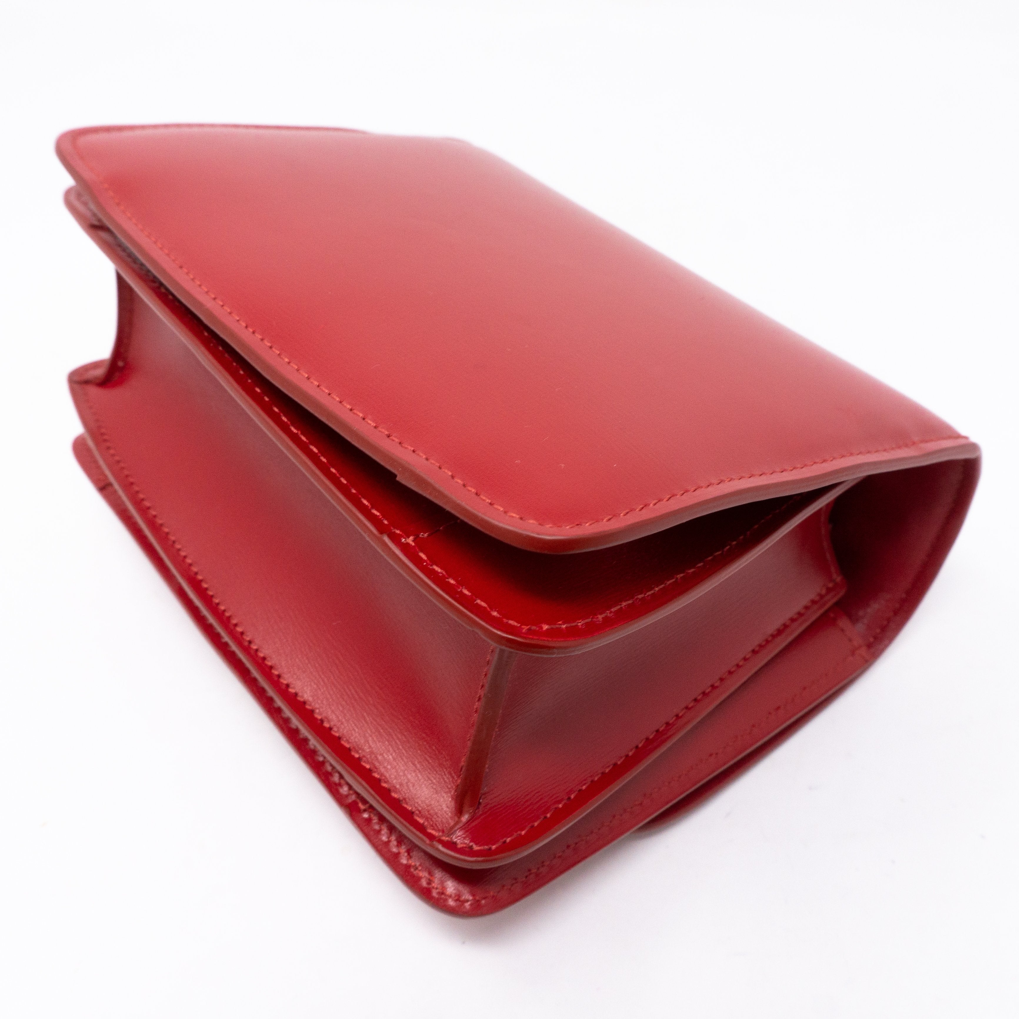 Classic Box Small Red Leather