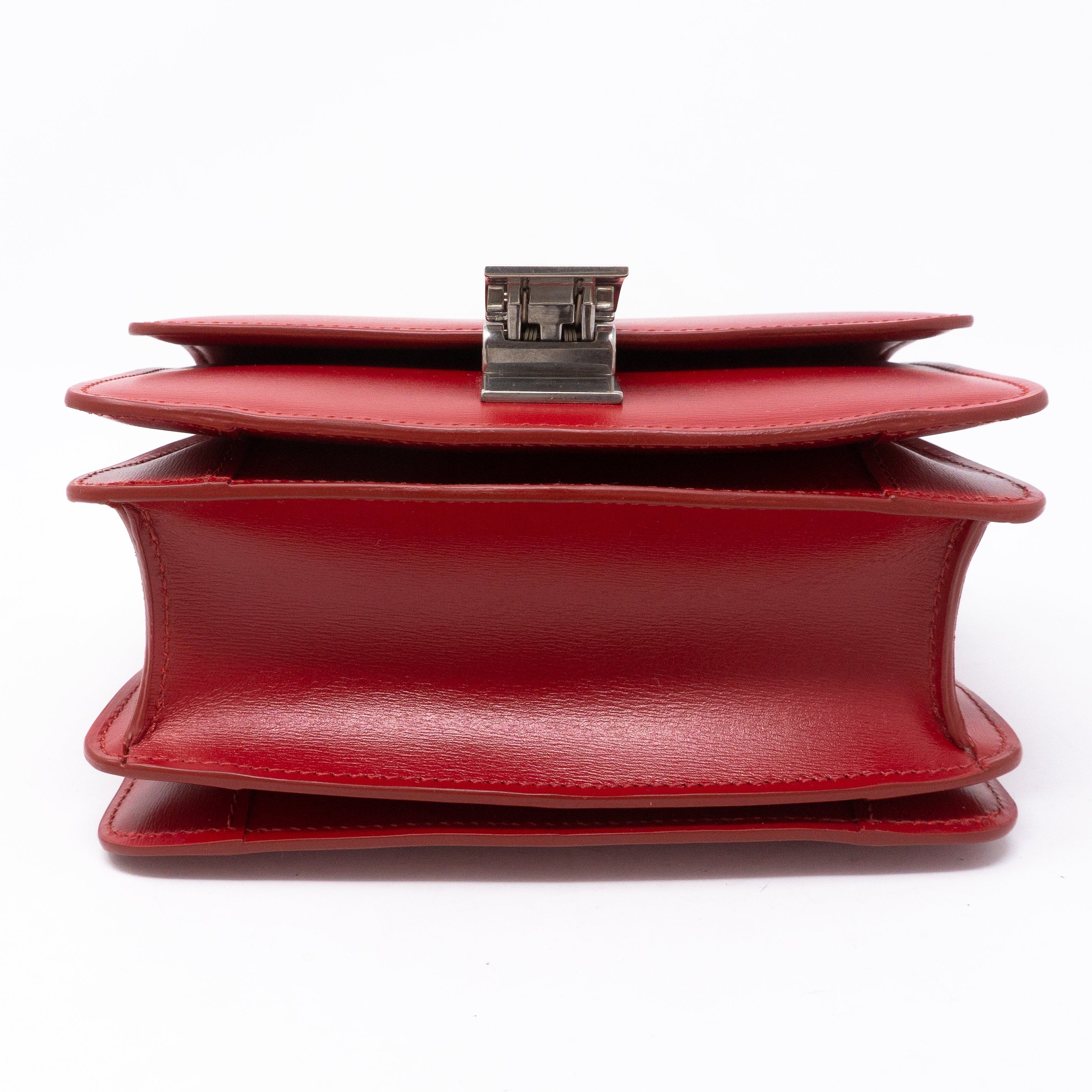 Classic Box Small Red Leather