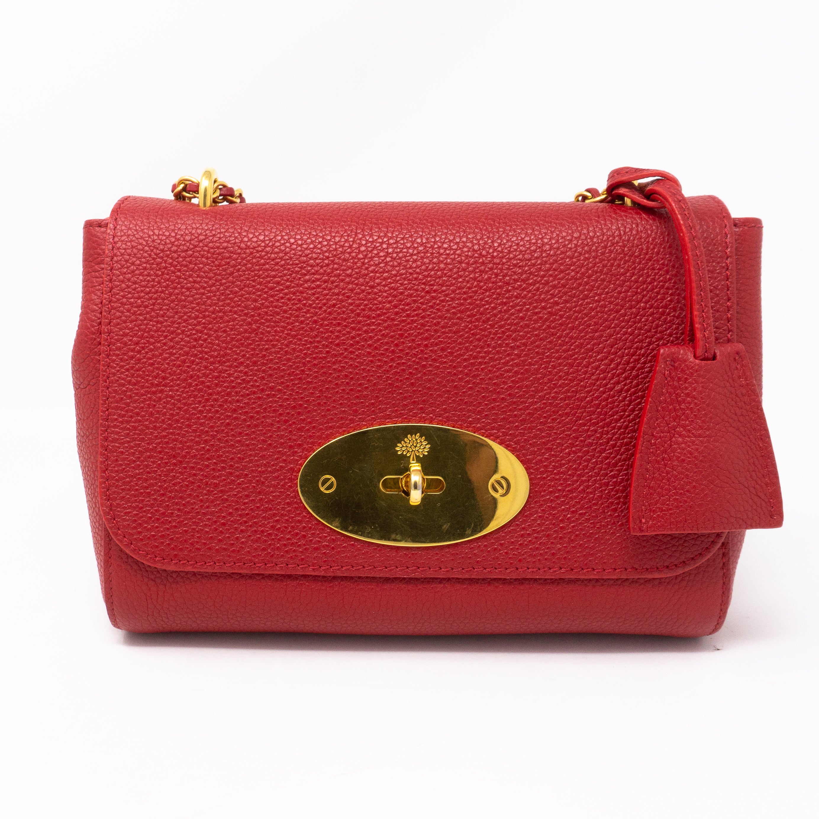 Lily Small Red Leather