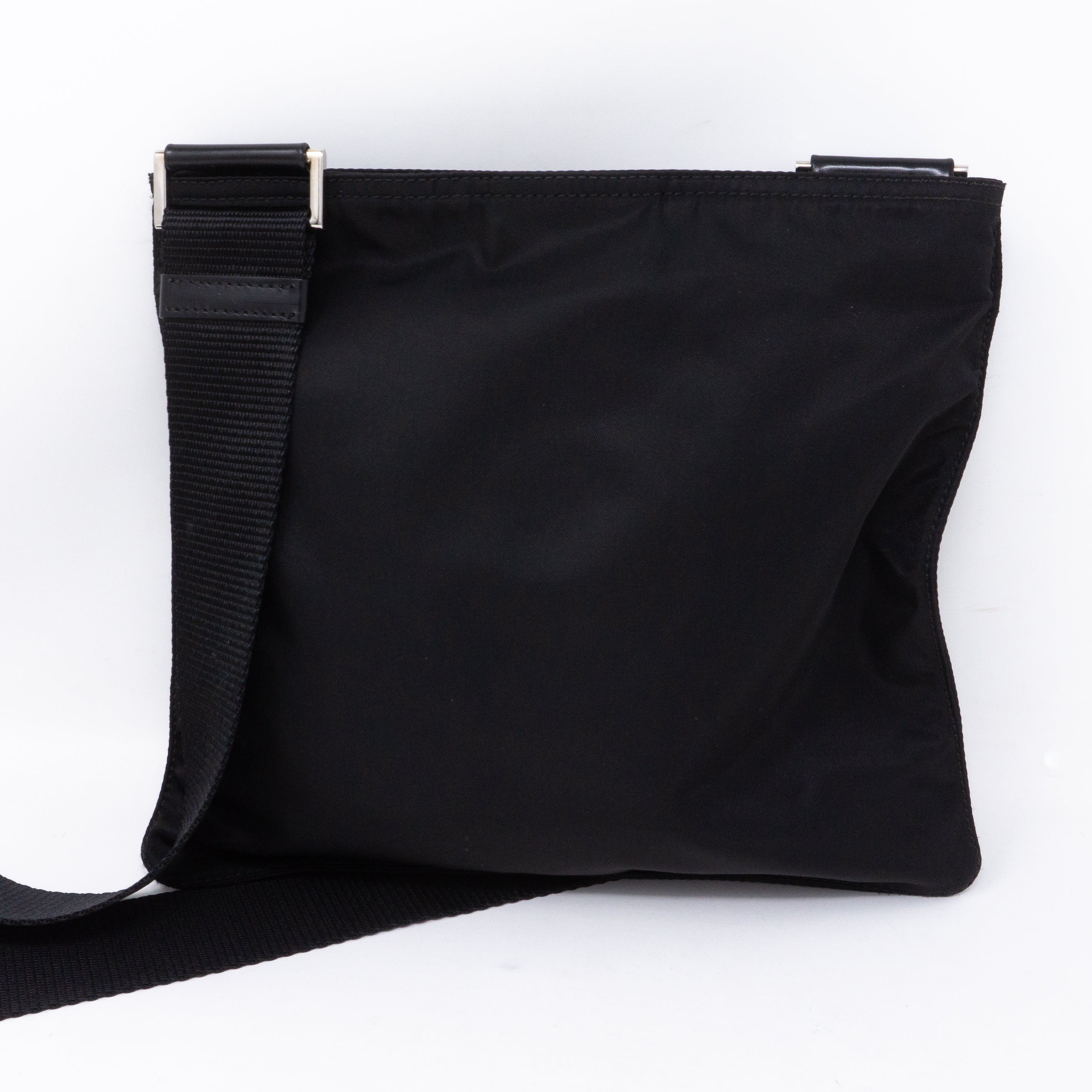 Vela Small Crossbody Black Nylon