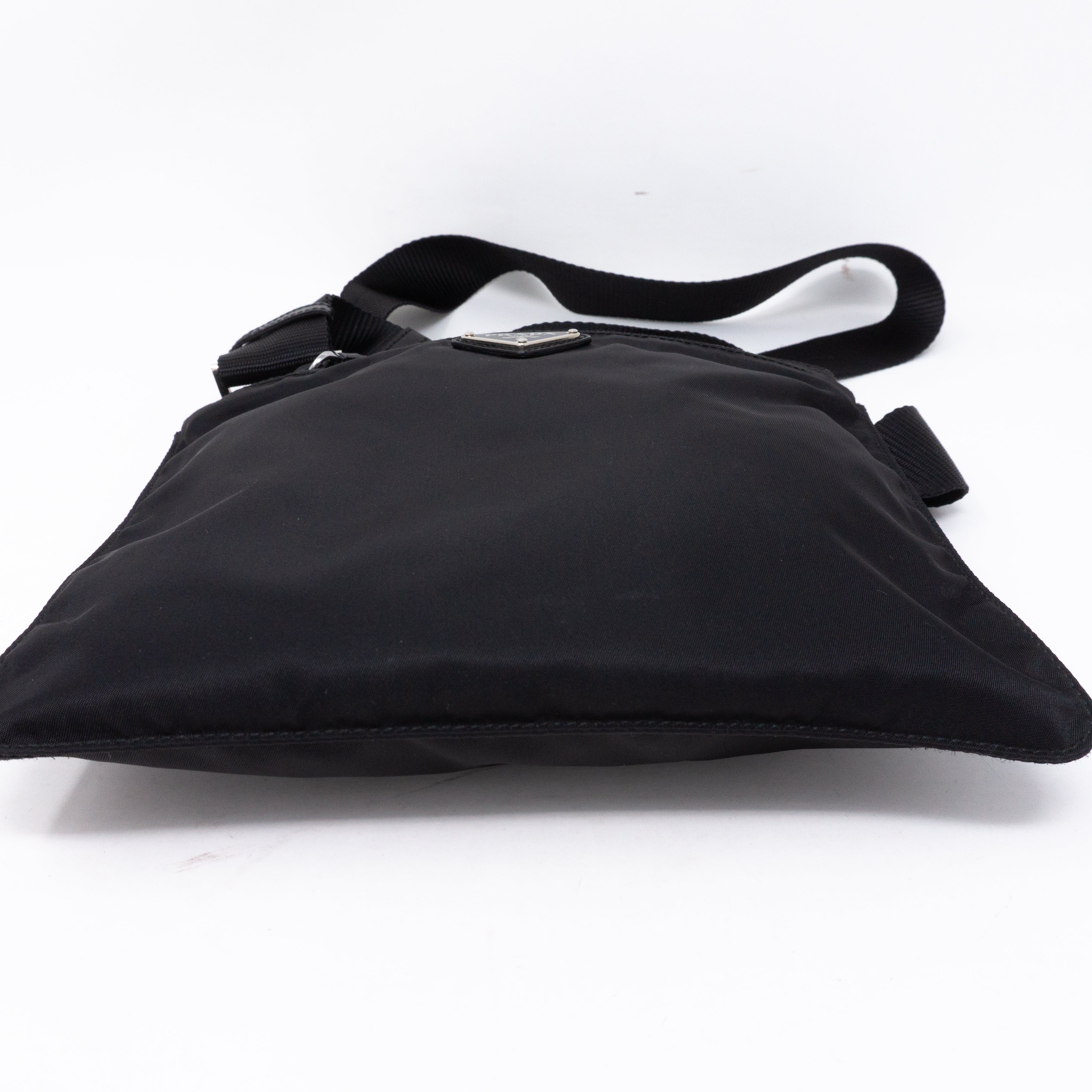 Vela Small Crossbody Black Nylon