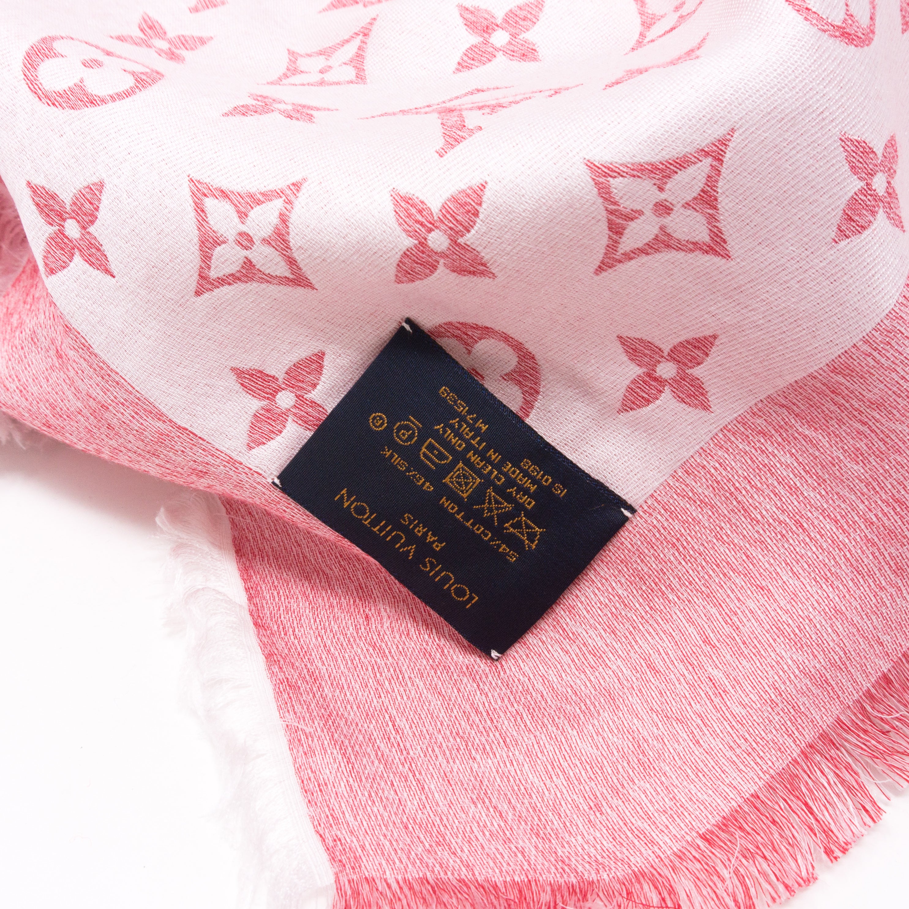 Pink T-Shirting Monogram Shawl