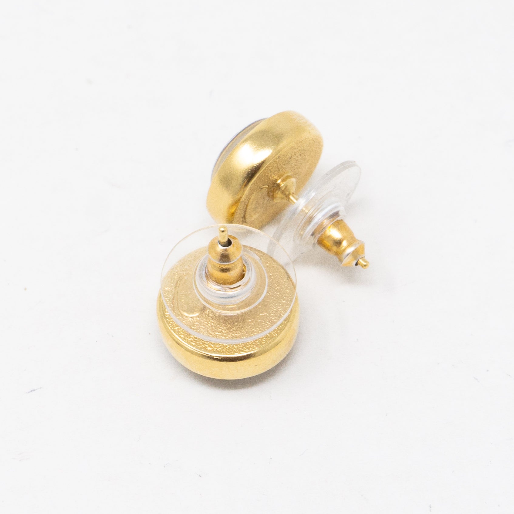 CC Lucky Coco Earrings Black Gold