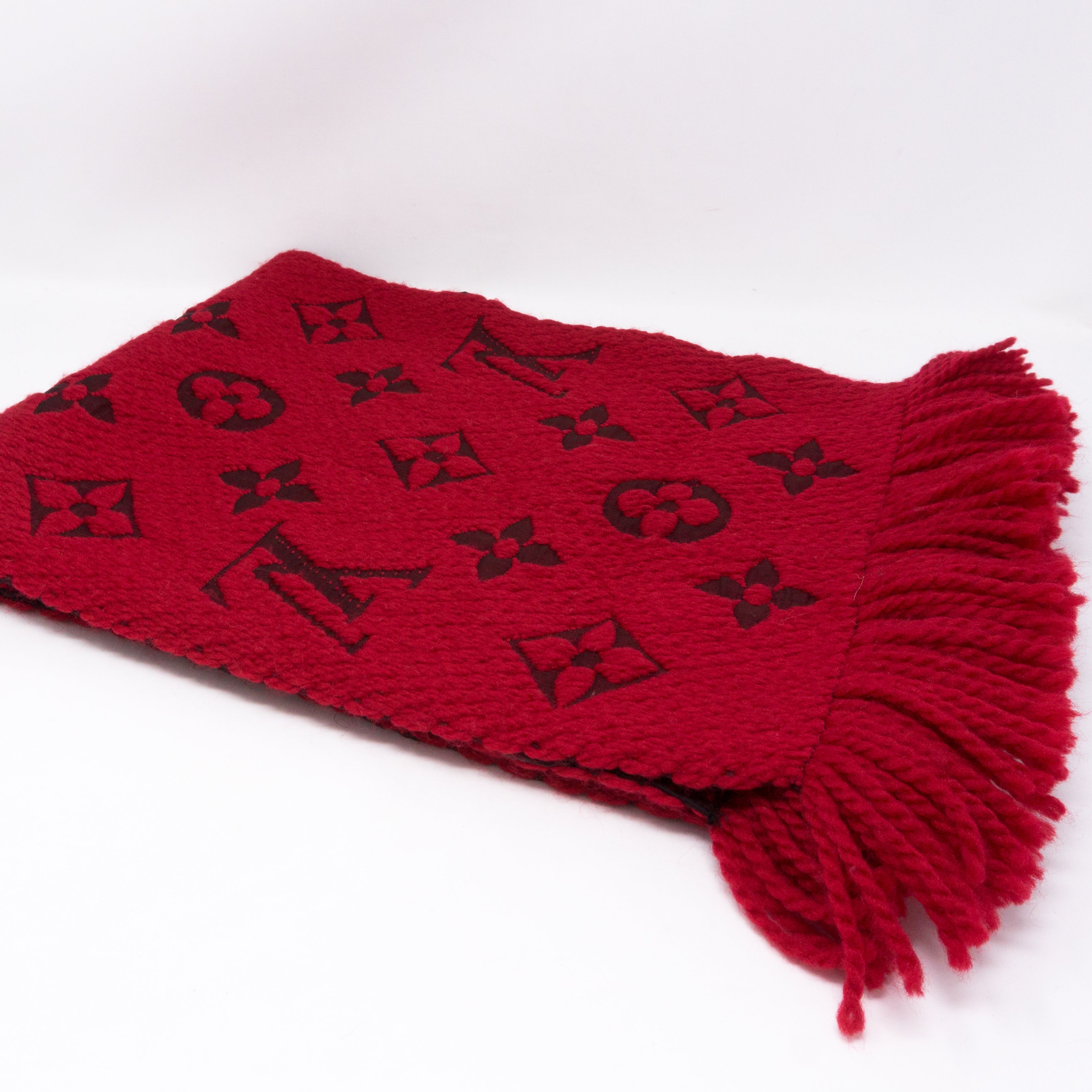 Logomania Scarf Ruby