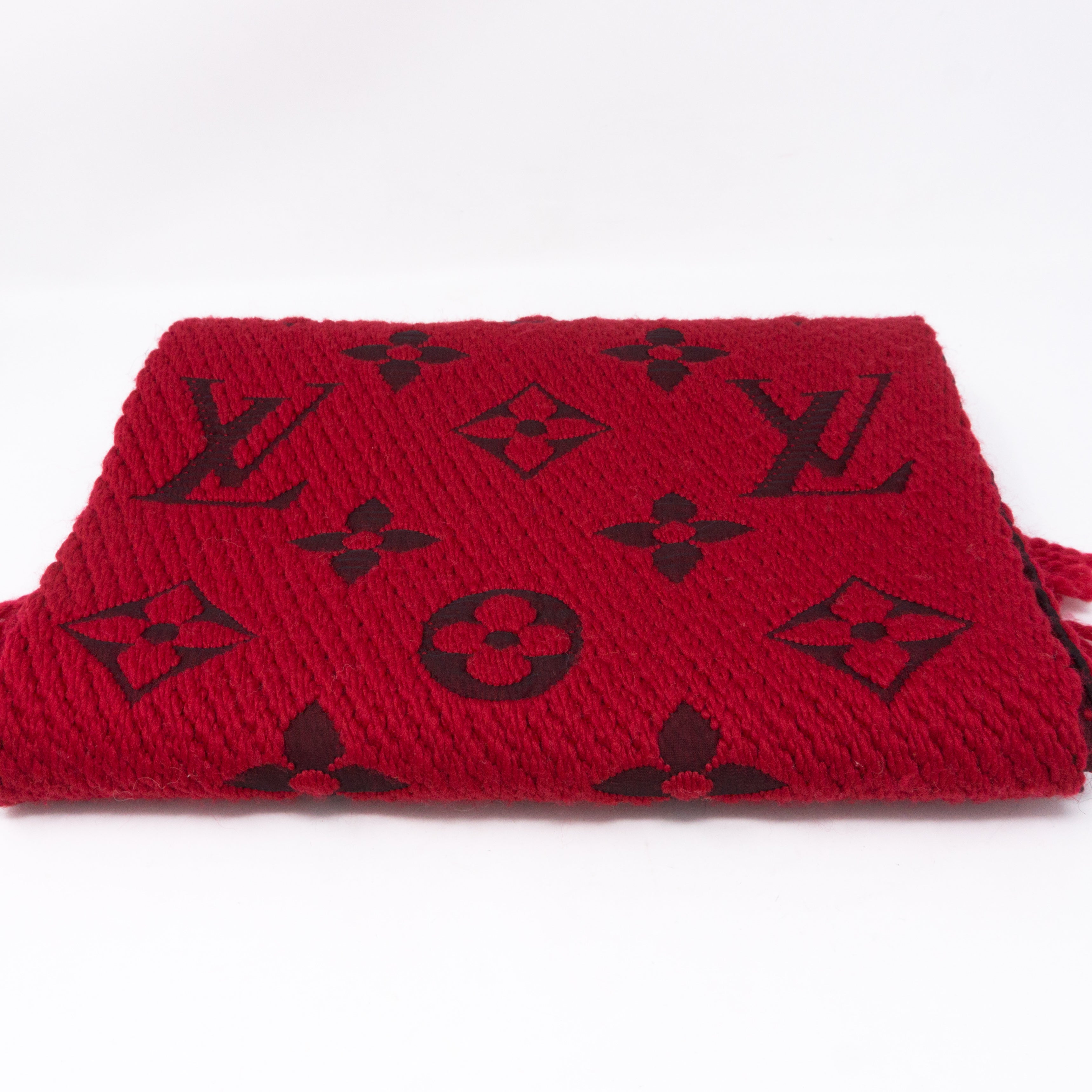 Logomania Scarf Ruby