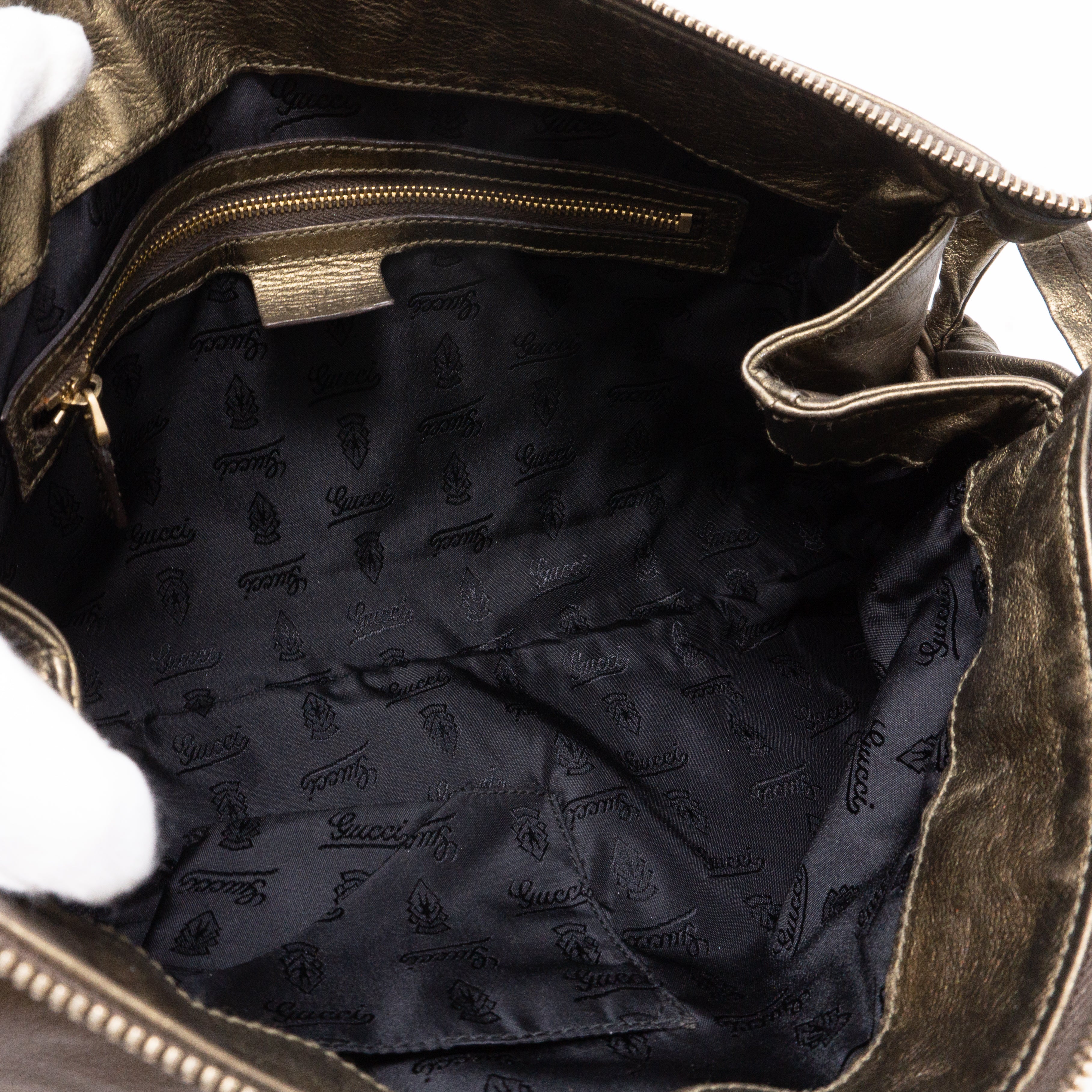 Hysteria Clutch Bronze Leather