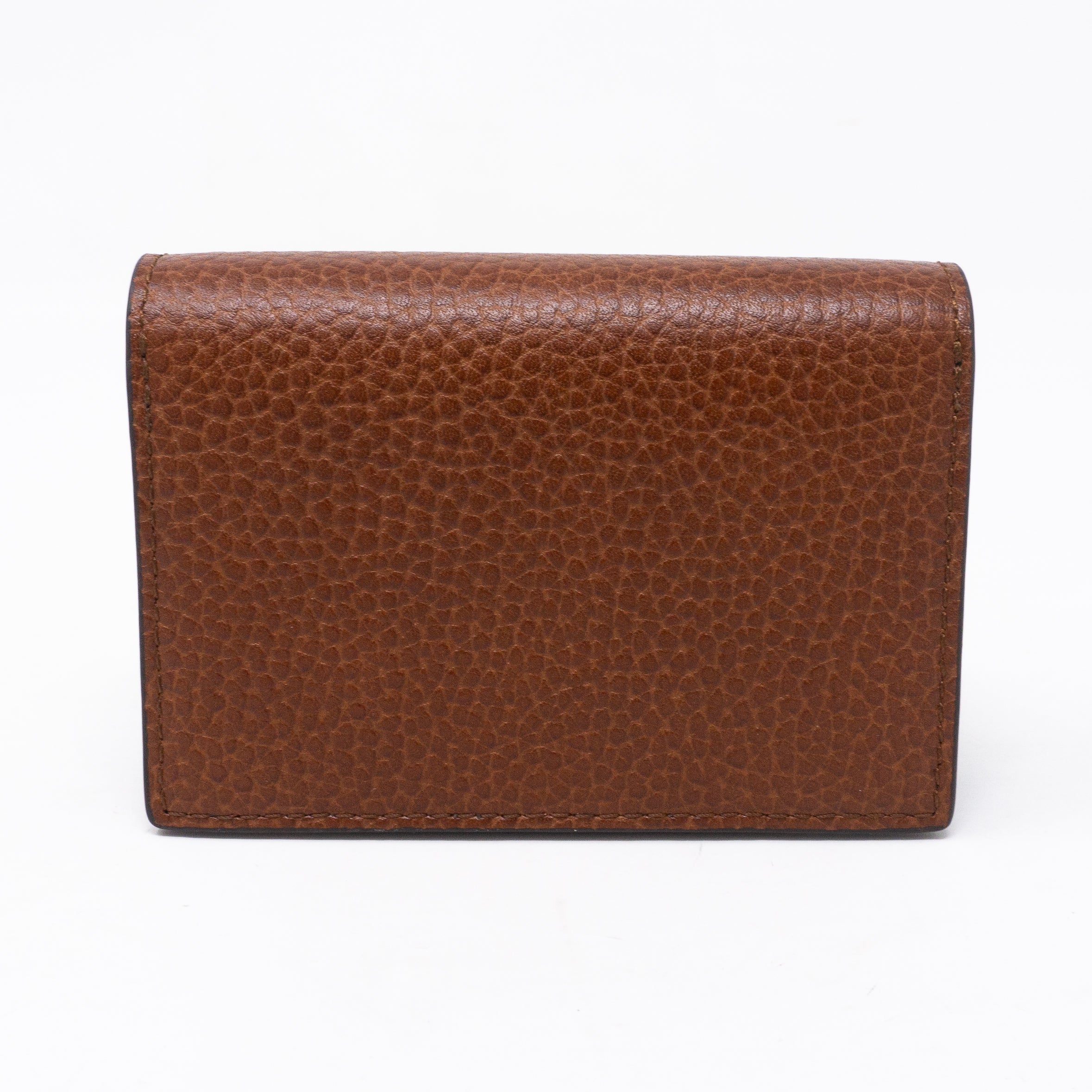 Continental Card Holder Brown Leather