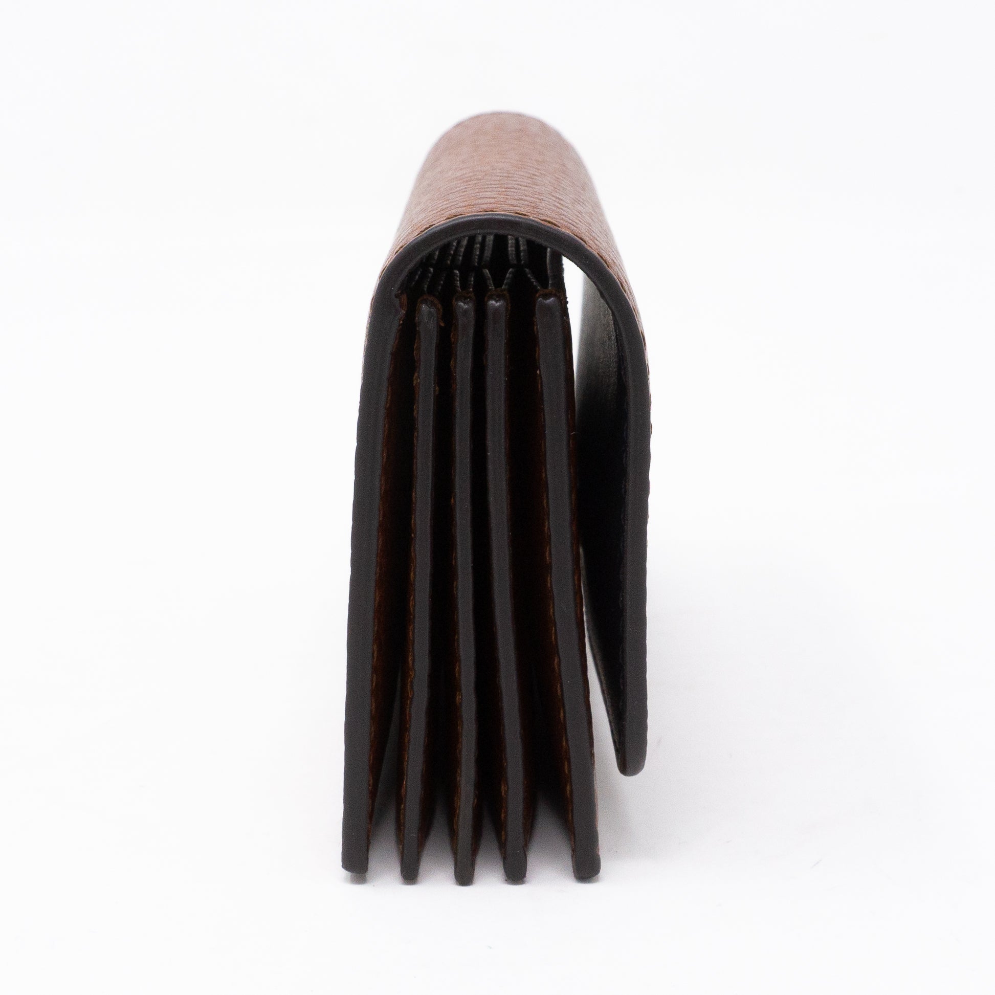 Continental Card Holder Brown Leather