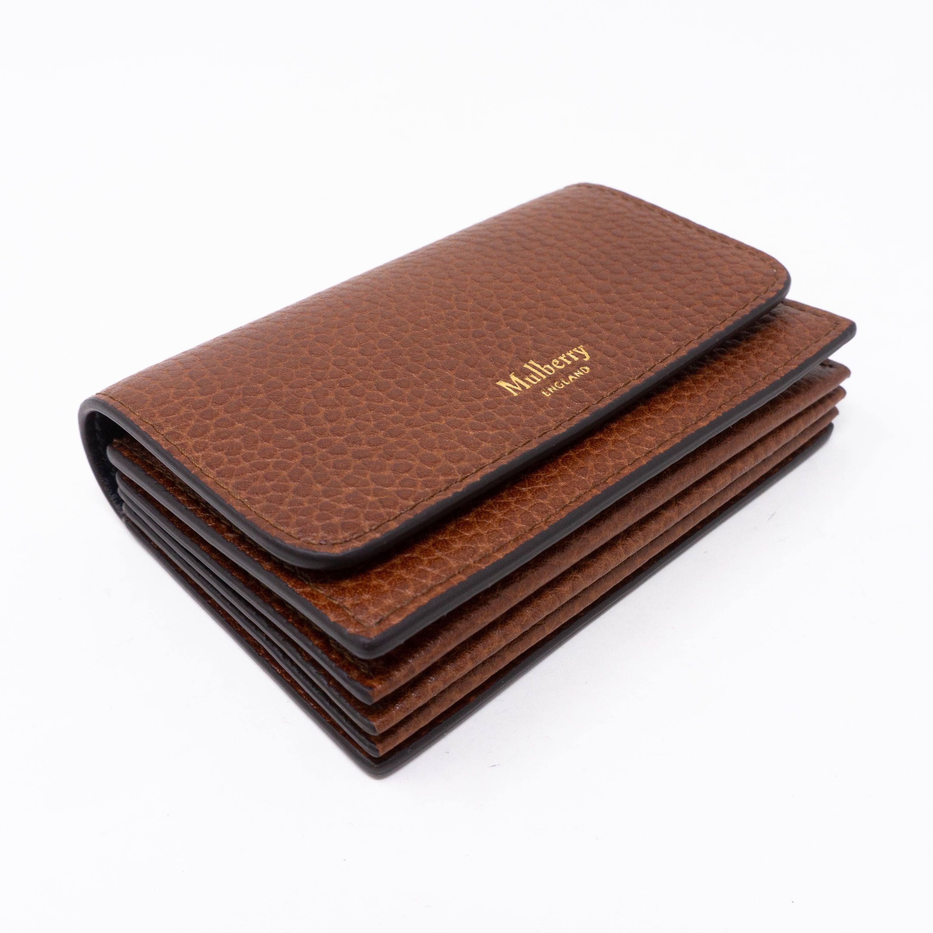 Continental Card Holder Brown Leather