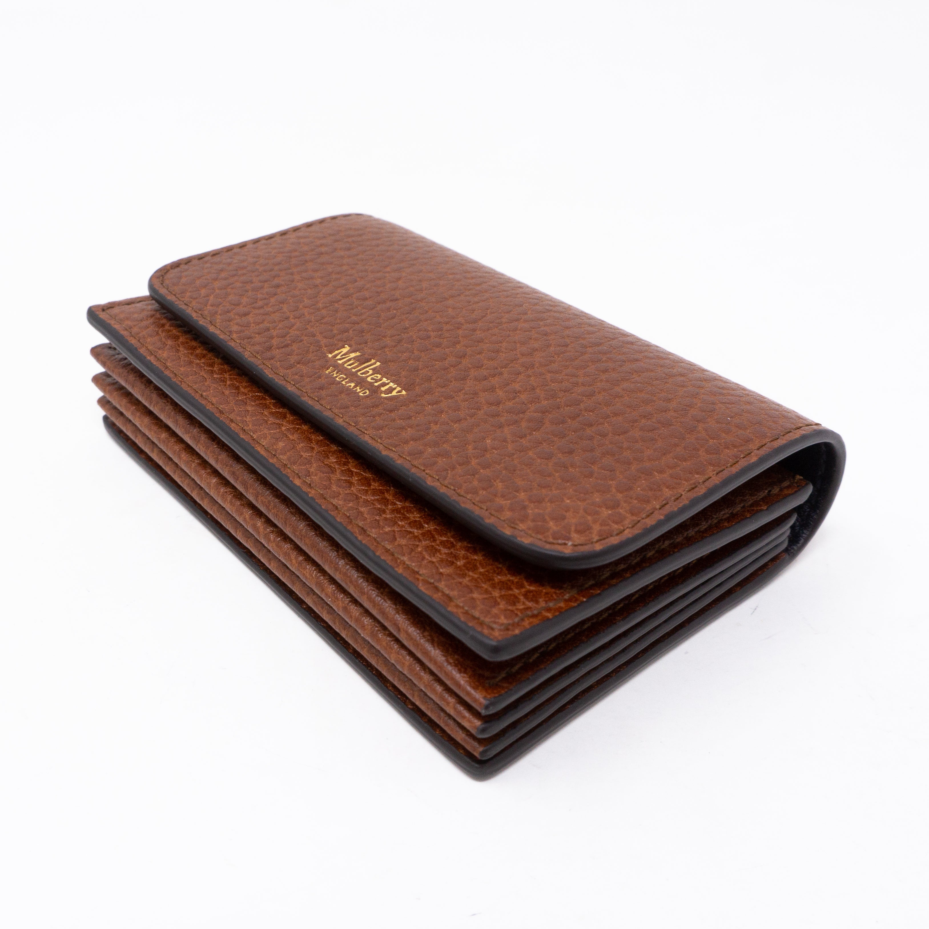 Continental Card Holder Brown Leather