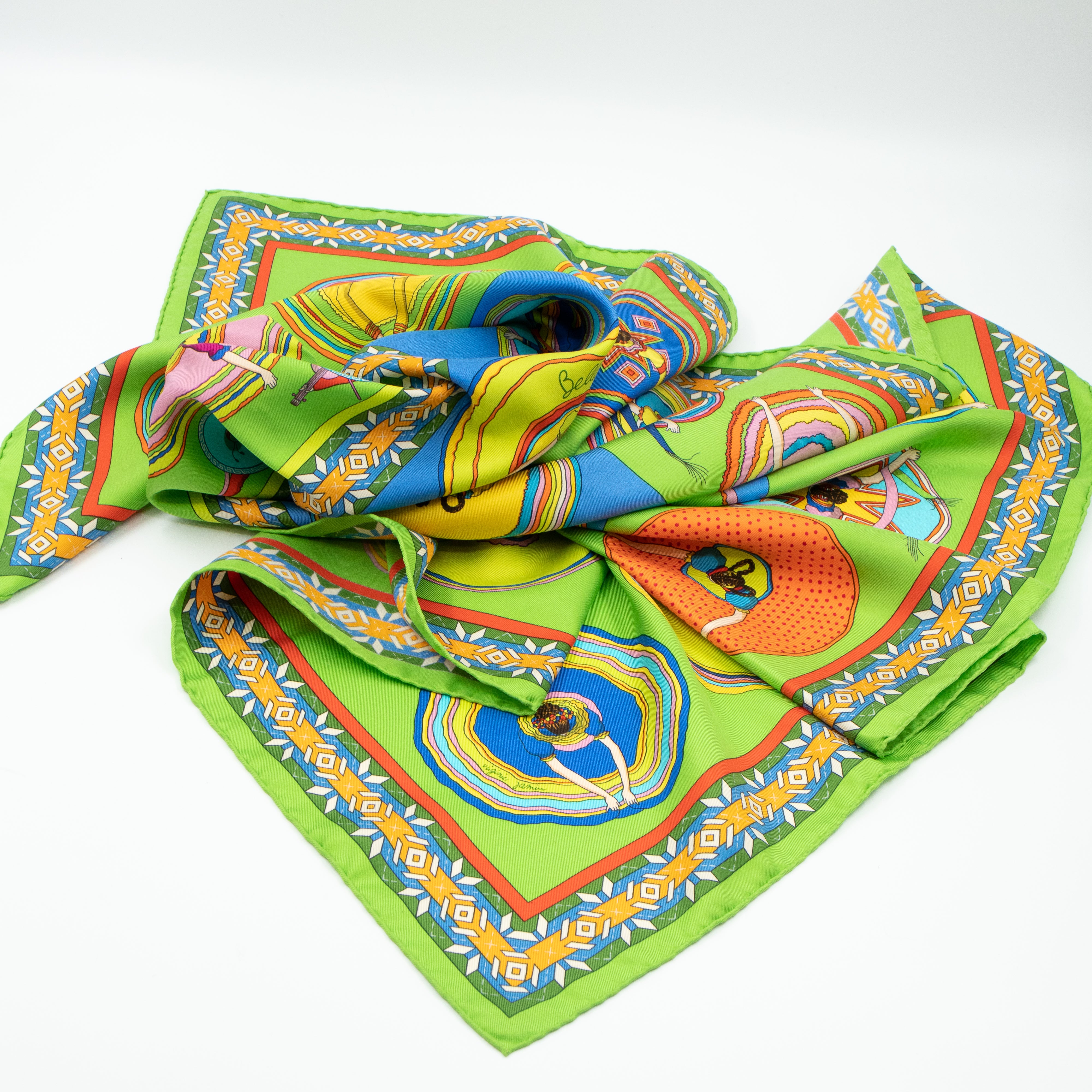 Silk Scarf 90 Belles Du Mexique